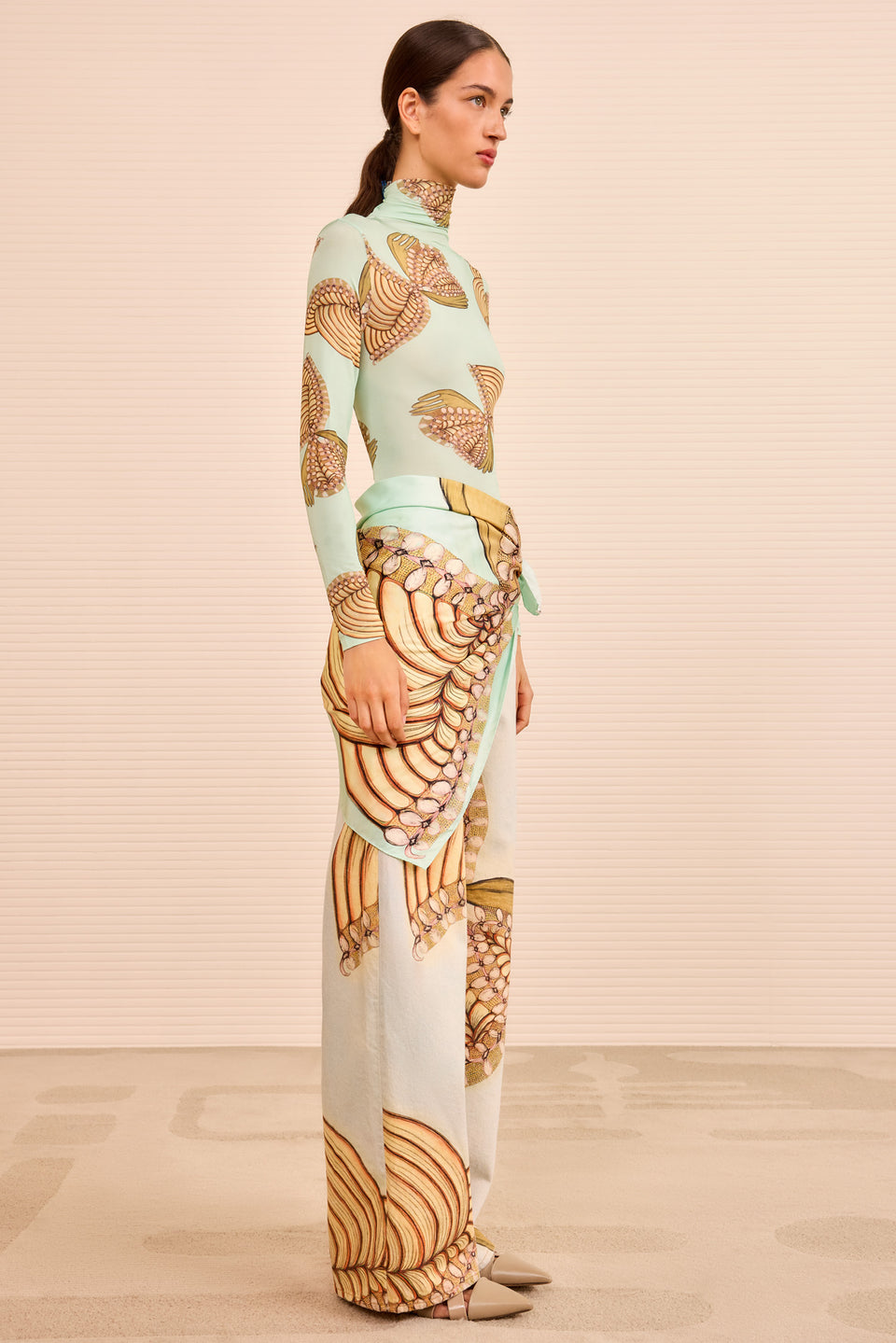 Chiara Scarf - Water Blossoms