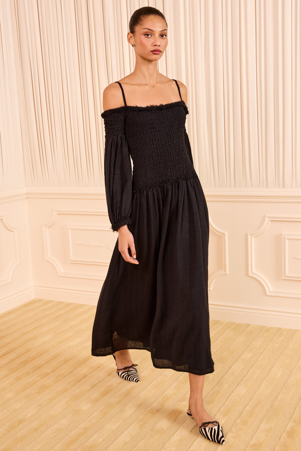 Claudine Dress - Noir