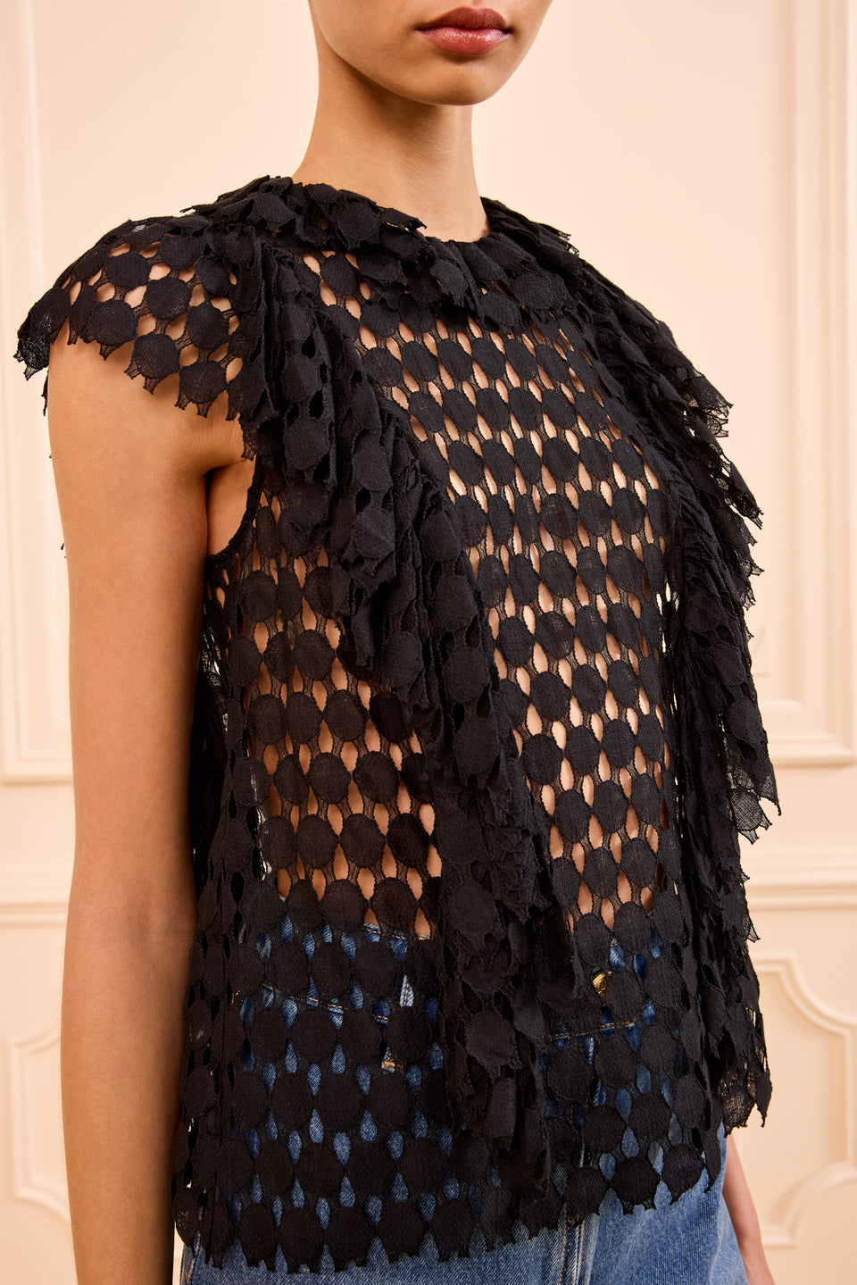 Daevy Lace Top - Noir