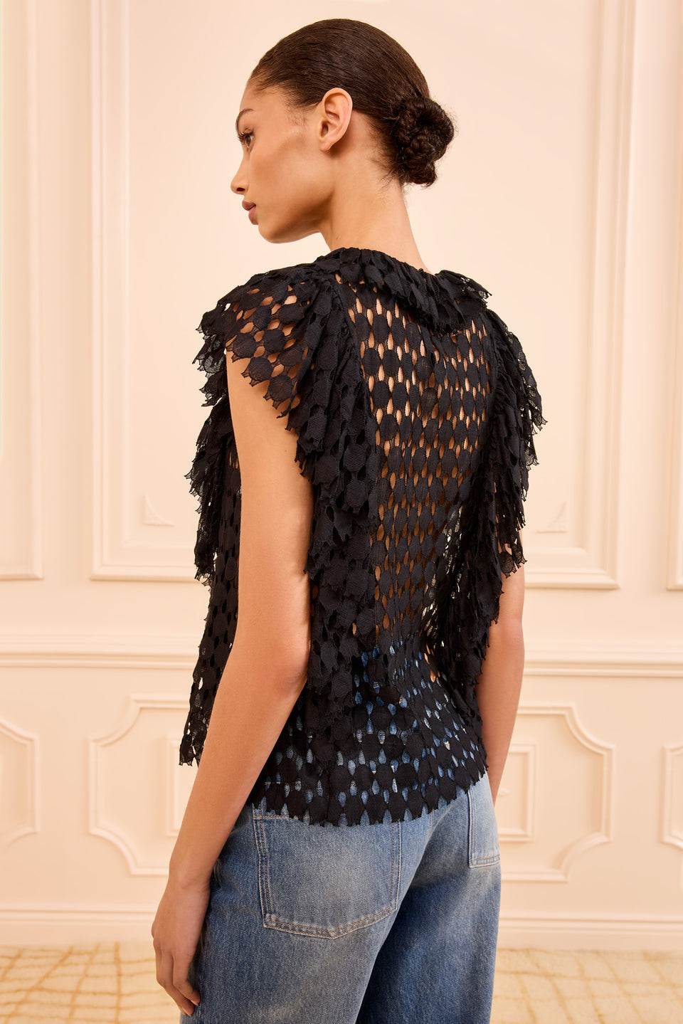 Daevy Lace Top - Noir