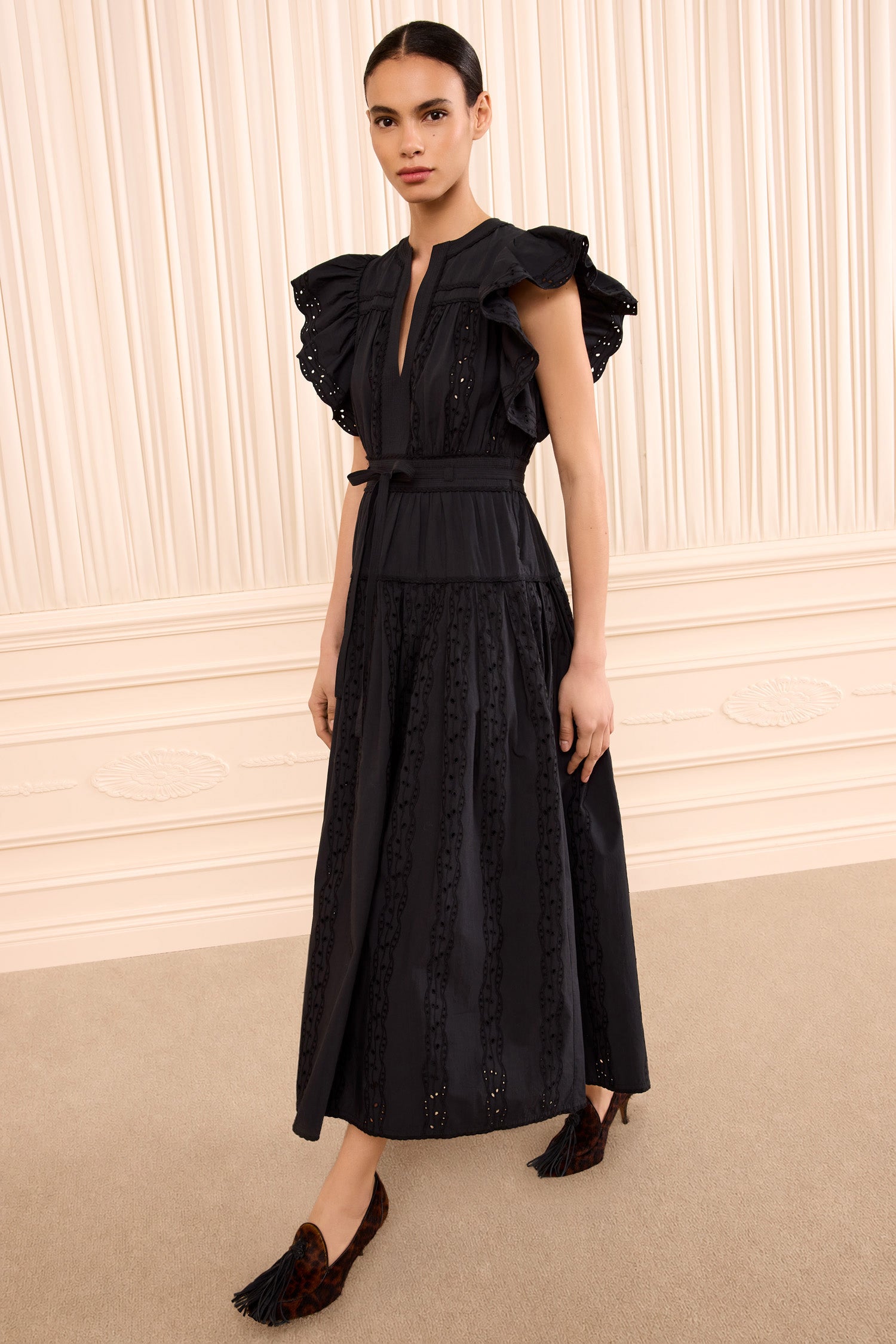 Dani SS Cotton Dress - Noir