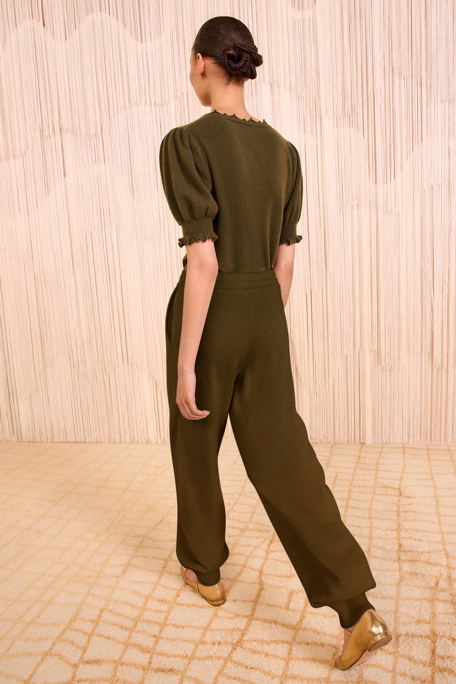 Ulla Johnson Danica Cashmere Pants - Hunter