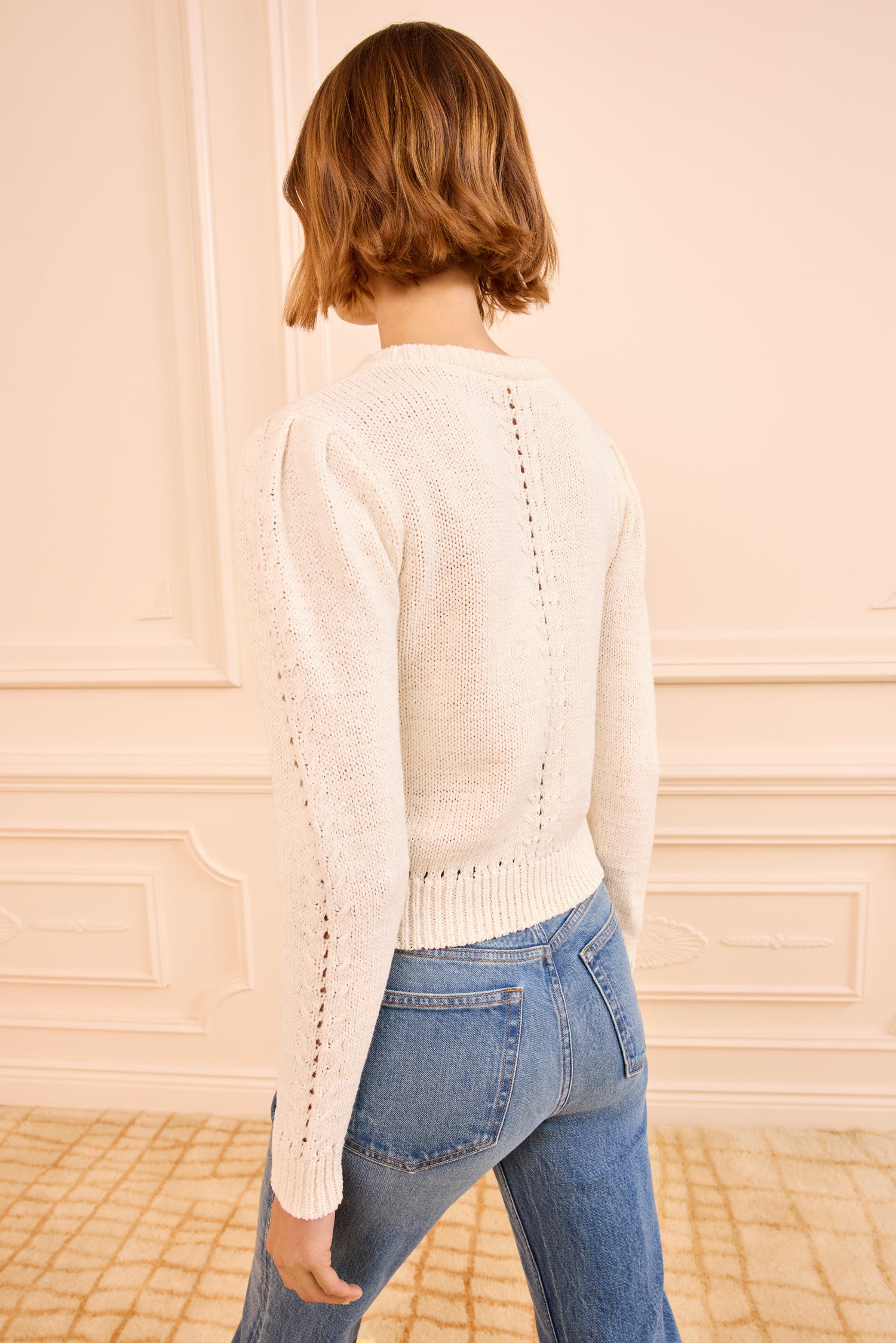 Delphina LS Cardigan - Cowrie
