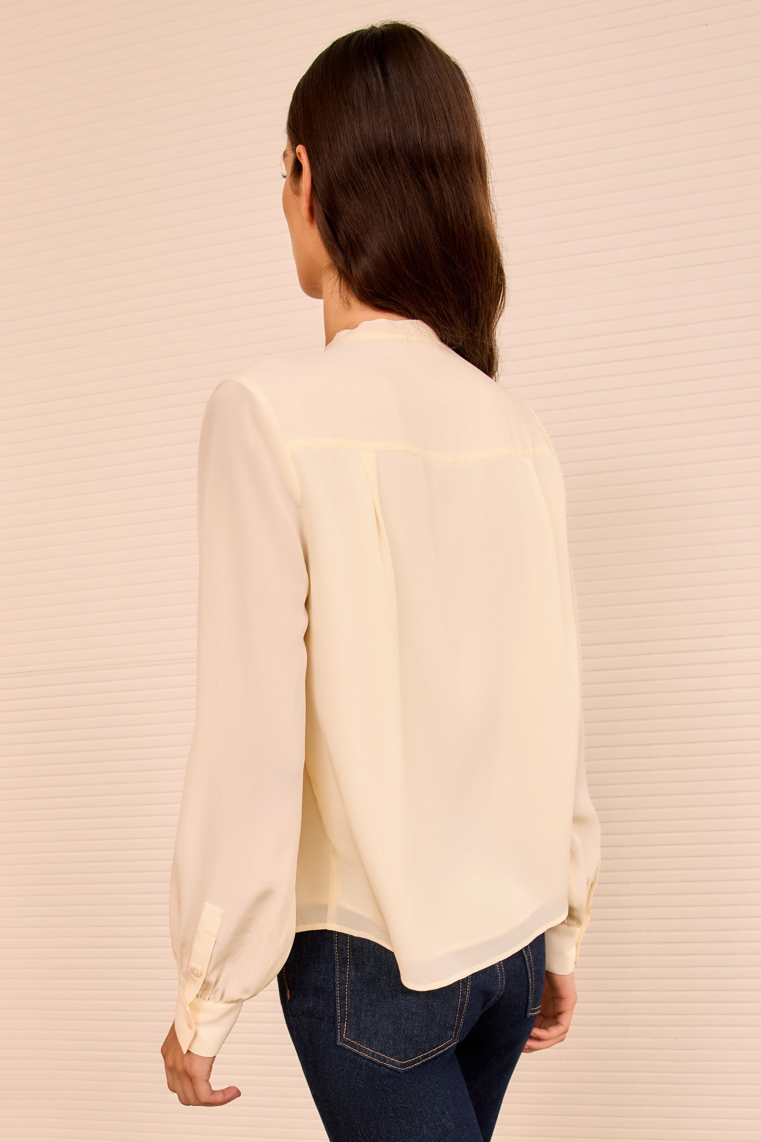 Ulla Johnson Delvine Long Sleeve Blouse - Cowrie