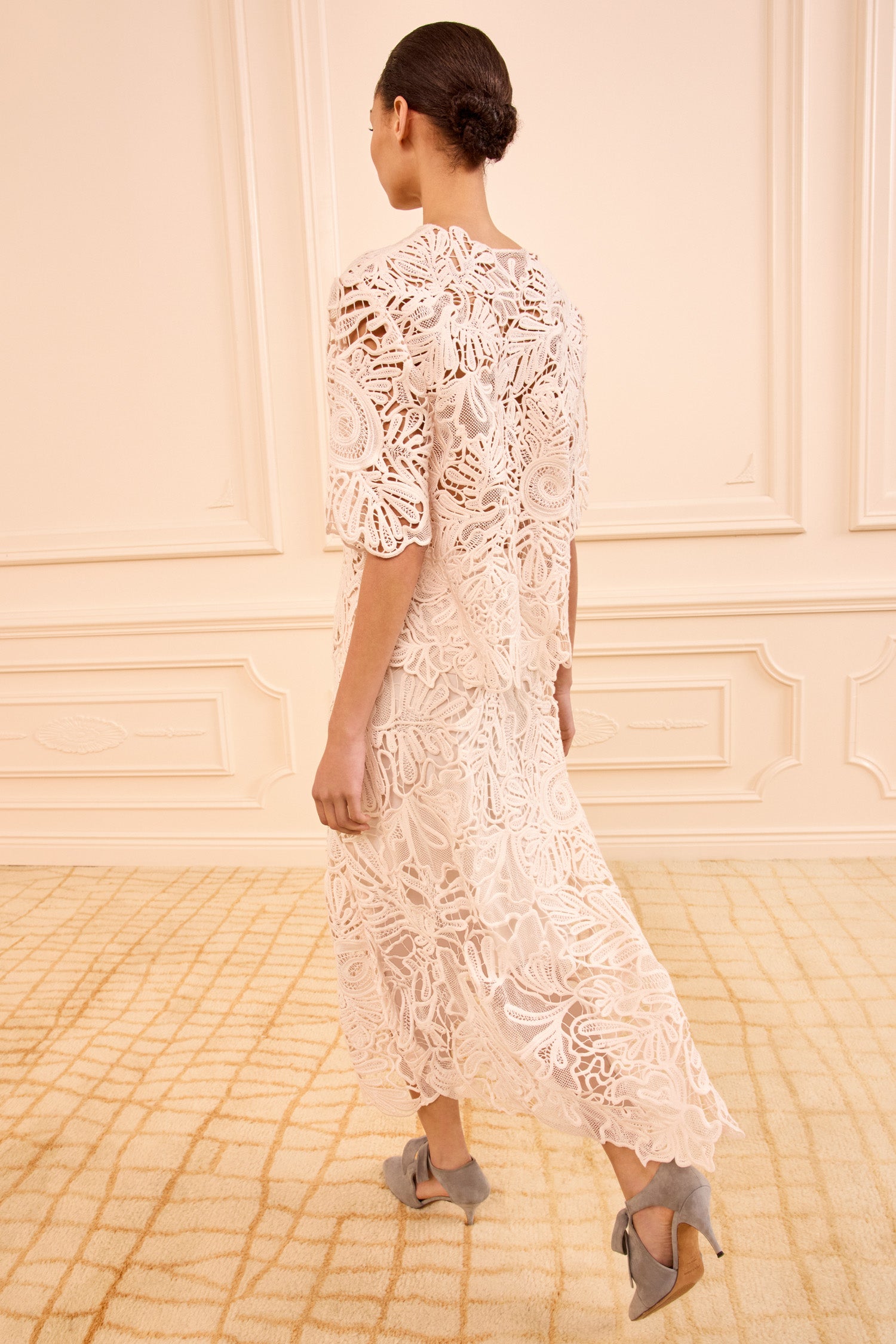 Ulla Johnson Dua Corded Lace Top - Chalk