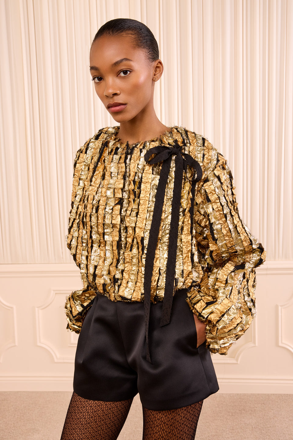 Eden Lurex Jacket - Gold