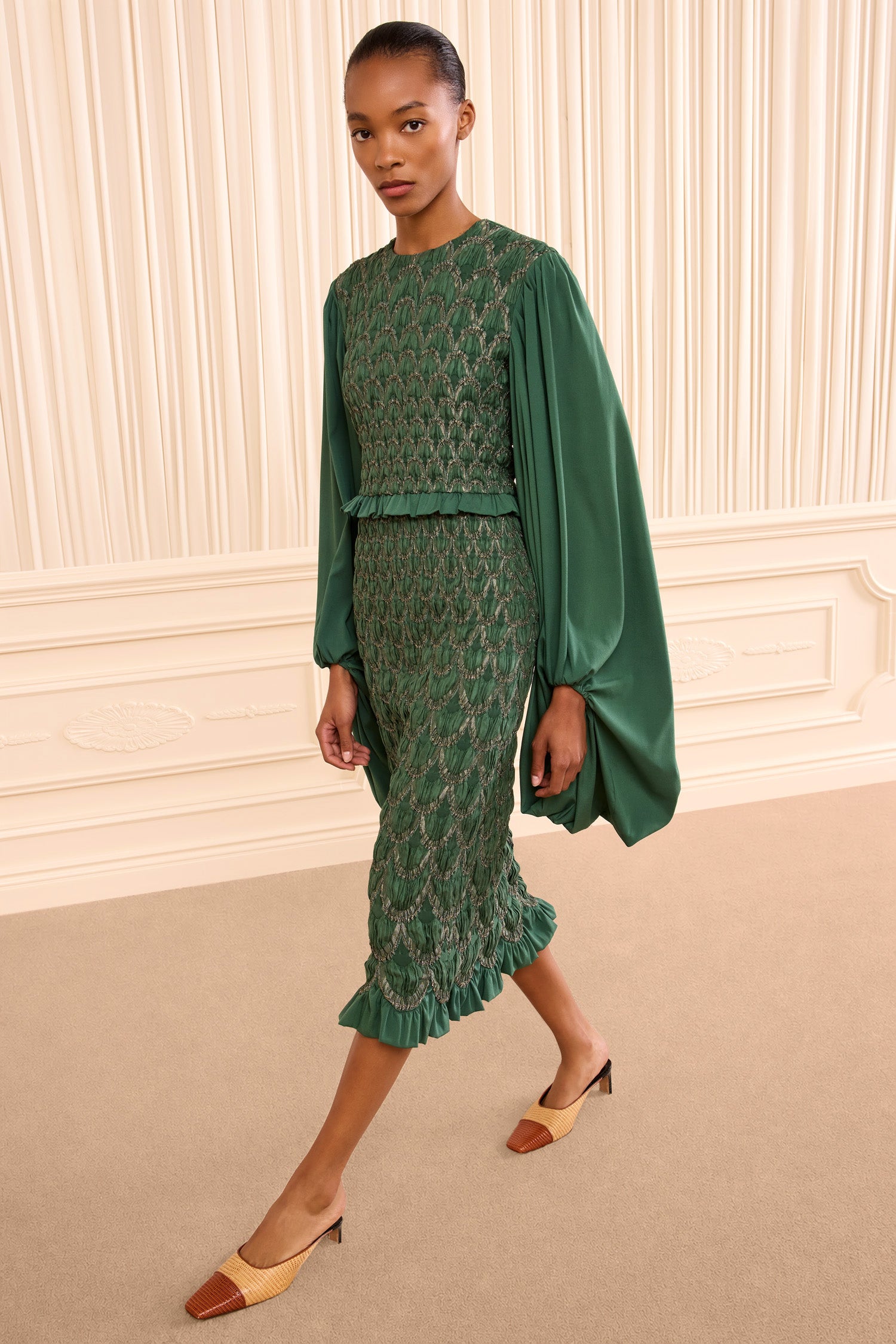 Eleanora Silk Skirt Tourmaline