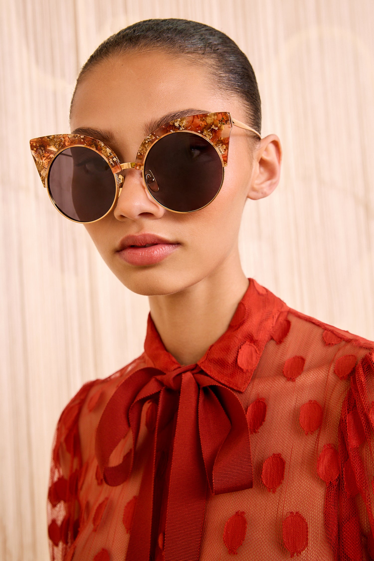 Ulla Johnson Victoire Sunglasses - Rhodonite