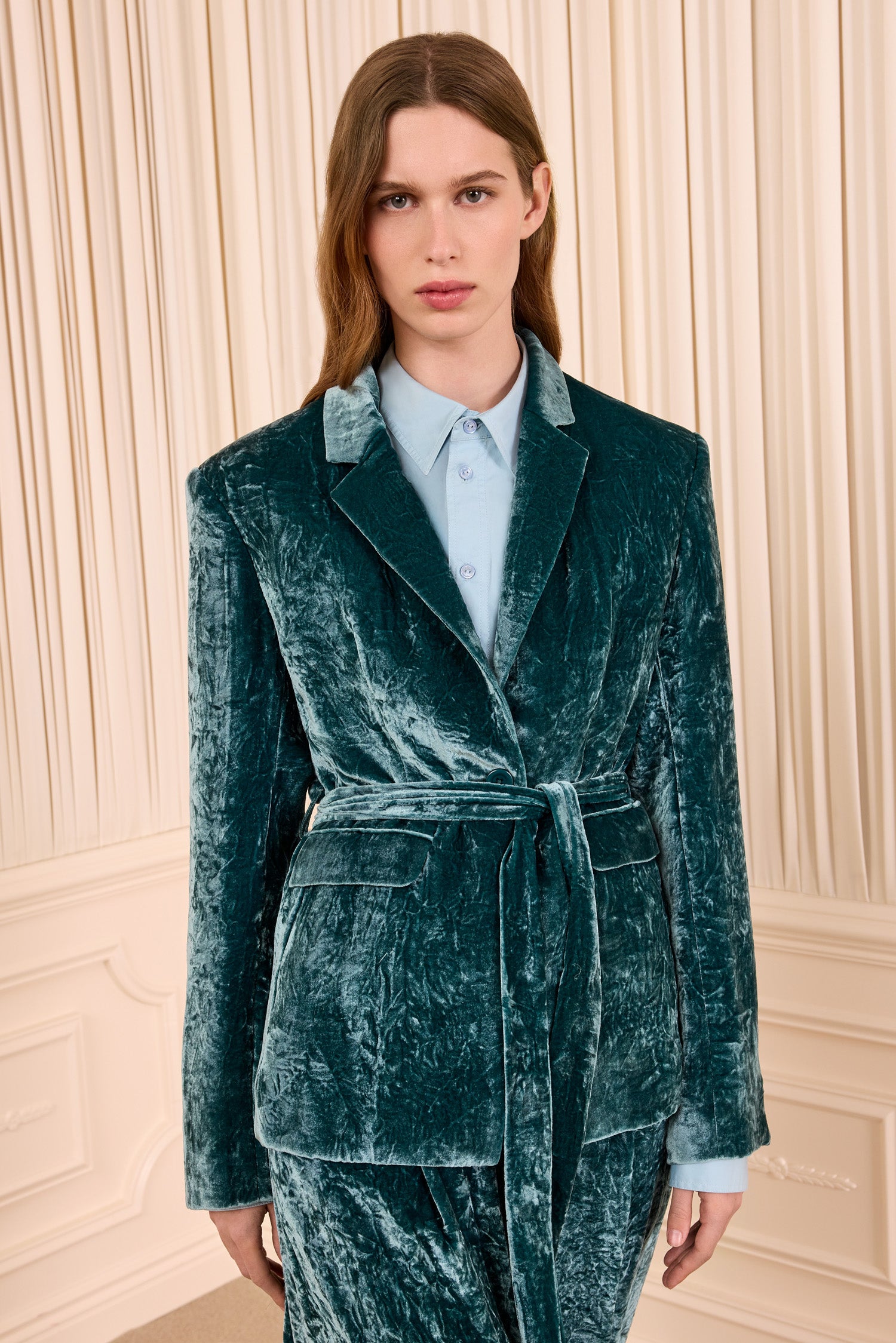 Ellery Velvet Jacket - Jadeite