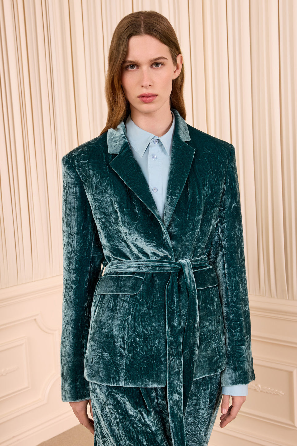 Ellery Velvet Jacket - Jadeite