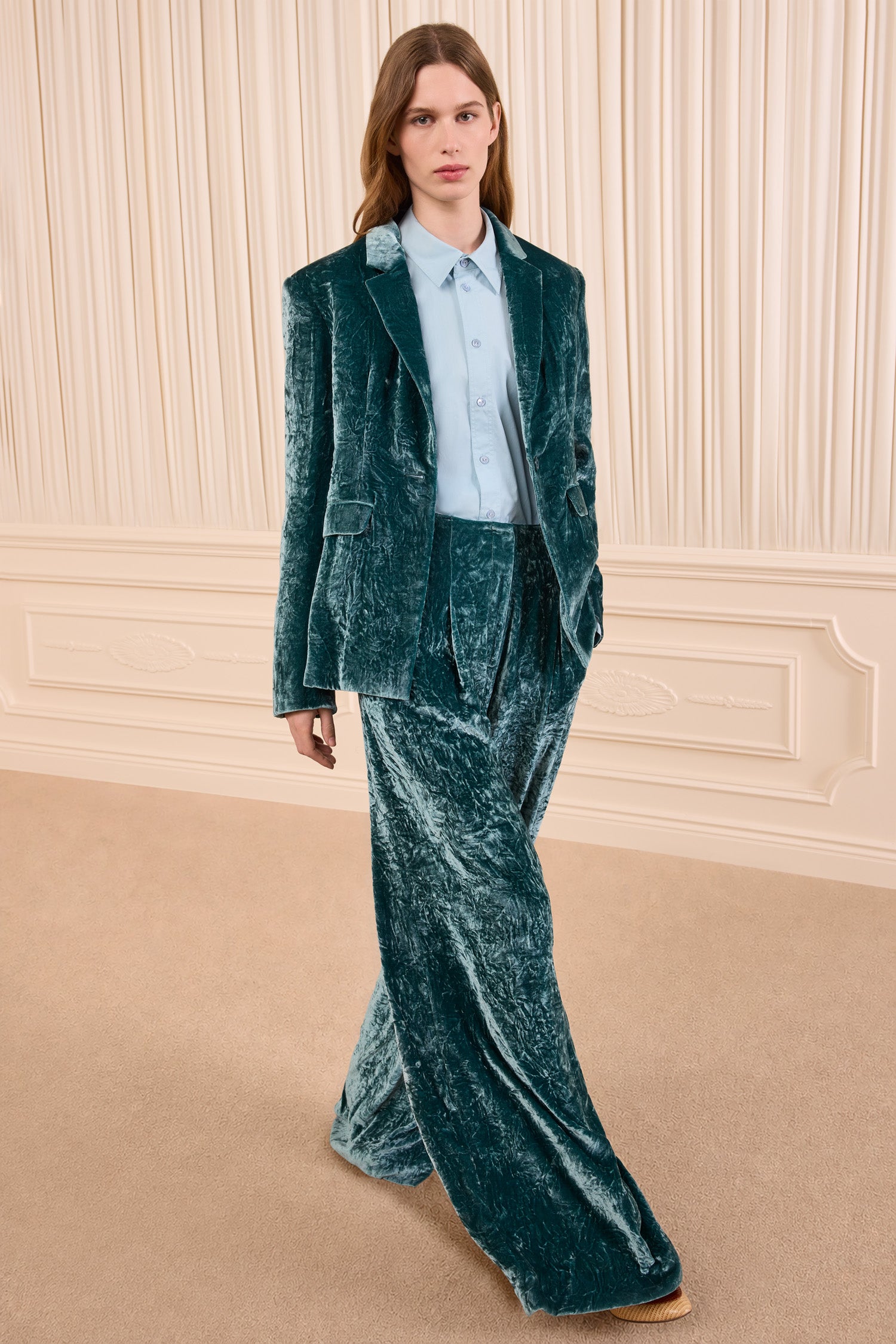Ulla Johnson Ellery Velvet Jacket - Jadeite