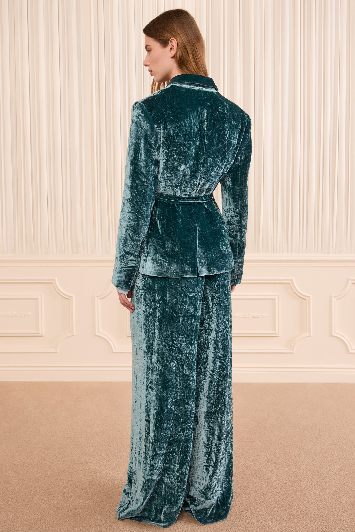 Ulla Johnson Ellery Velvet Jacket - Jadeite