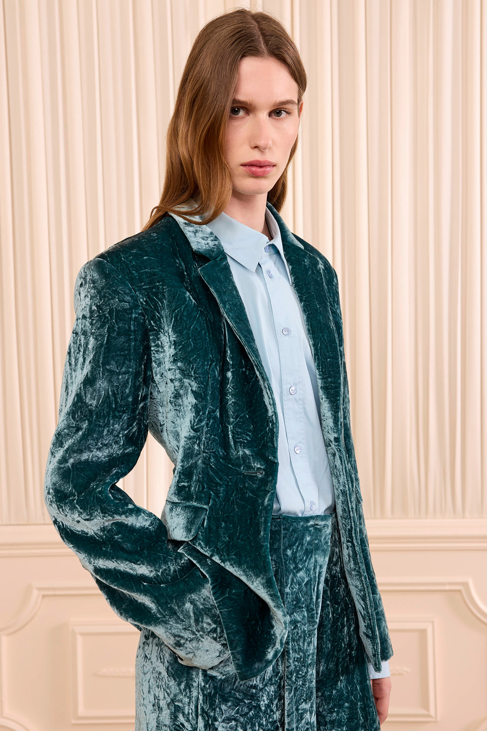 Ellery Velvet Jacket - Jadeite