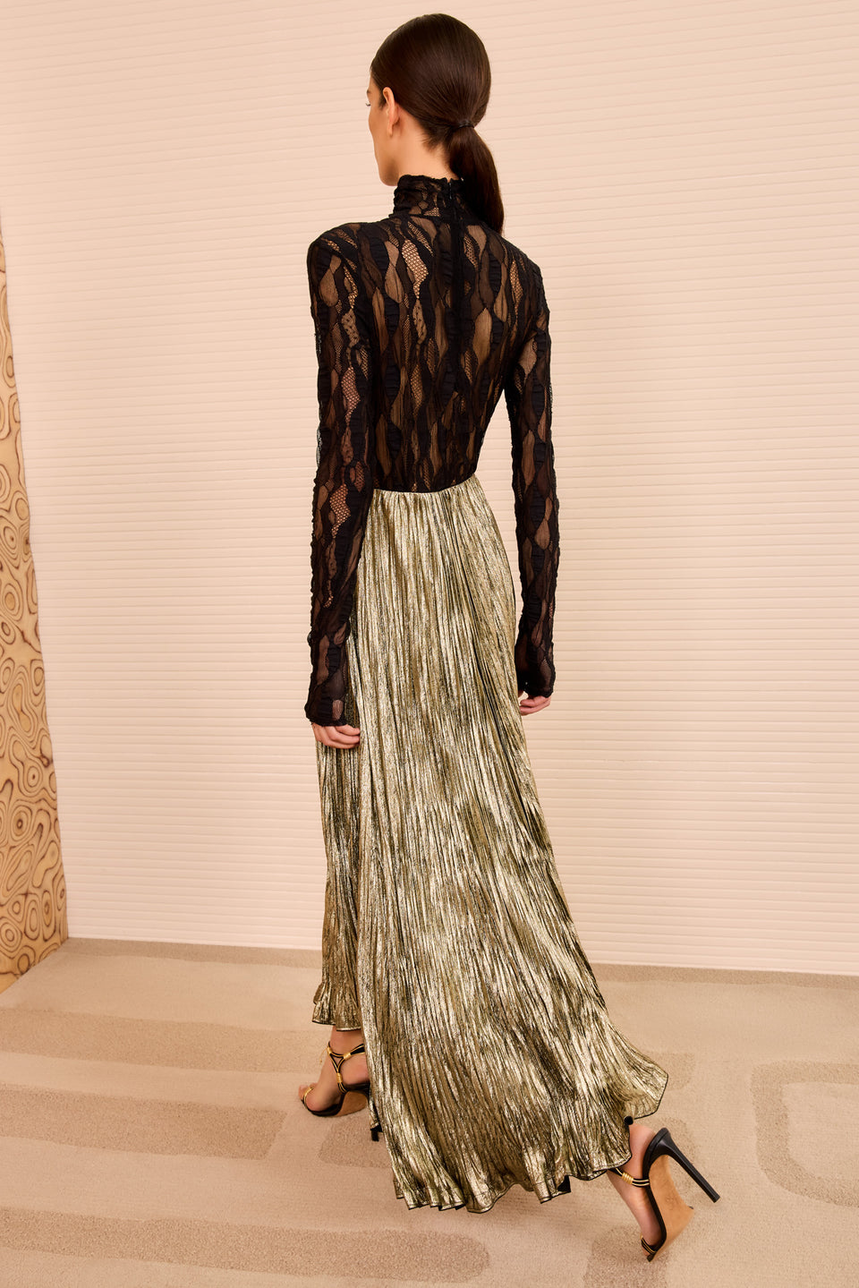 Elsa Pleated Long Skirt - Lumen