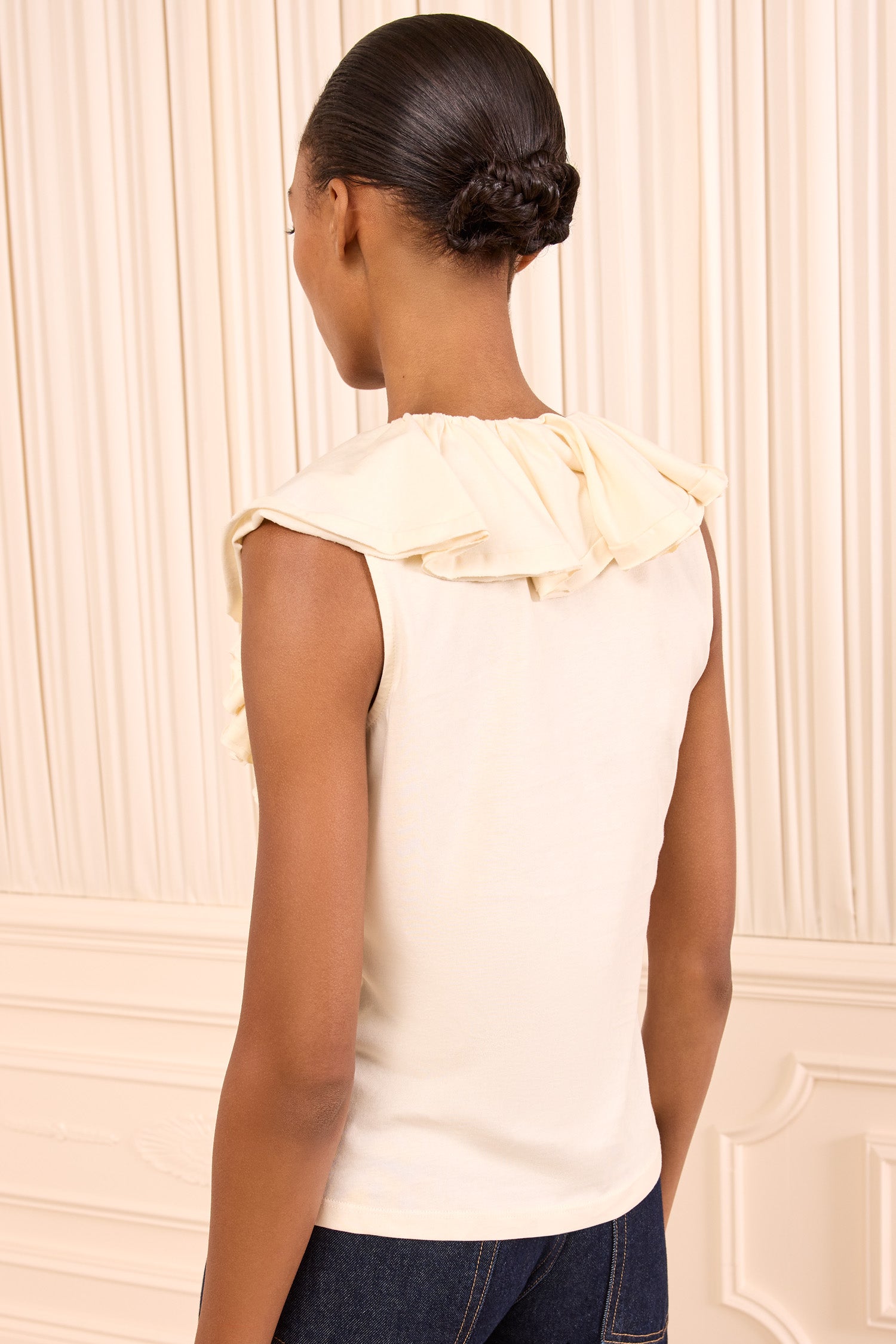 Elsie Cotton Top - Cowrie