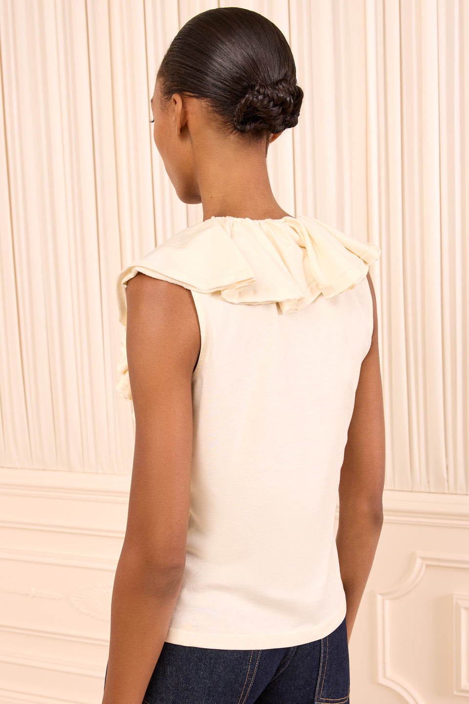 Elsie Cotton Top - Cowrie