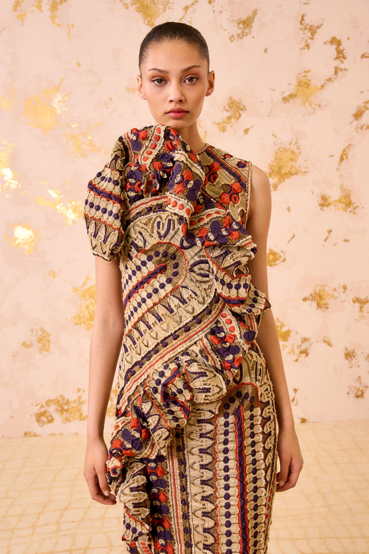 Estela Jacquard Sleeveless Dress - Ametrine - Ulla Johnson