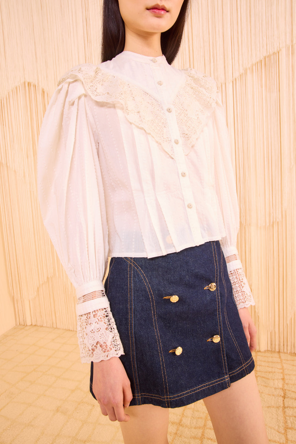Esther Long Sleeve Blouse - Pristine