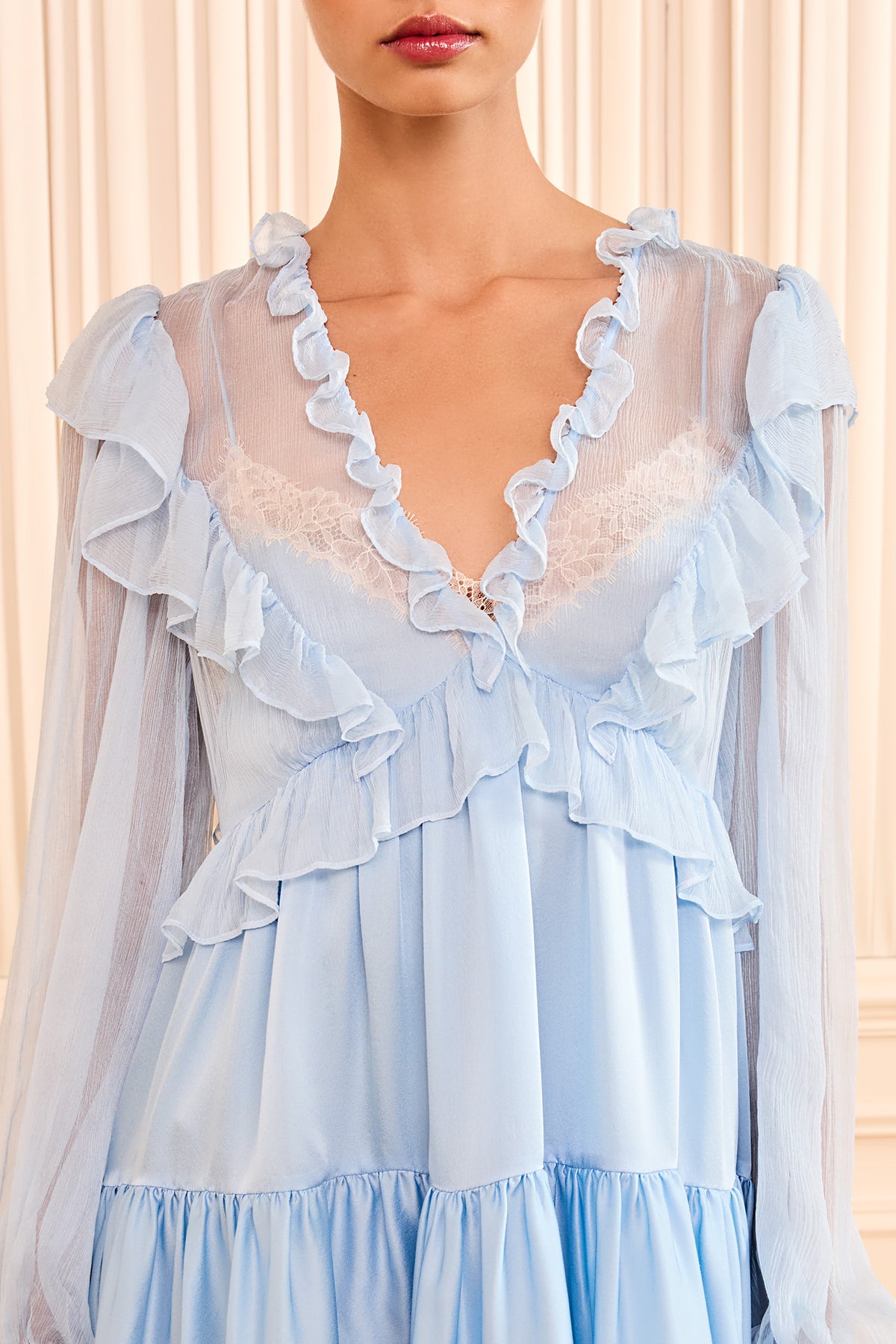 Farenne Mini Dress - Hydrangea