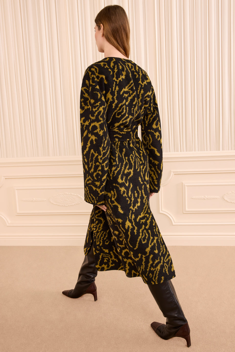Fernanda Wool Coat - Amber