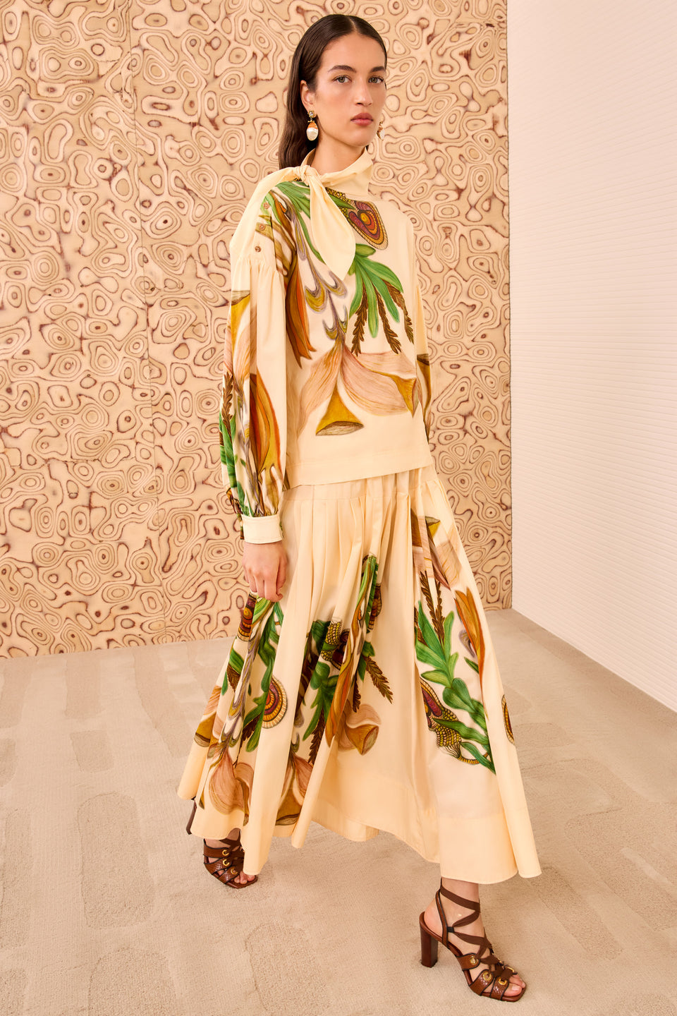 Filagree Midi Skirt - Inner Nature