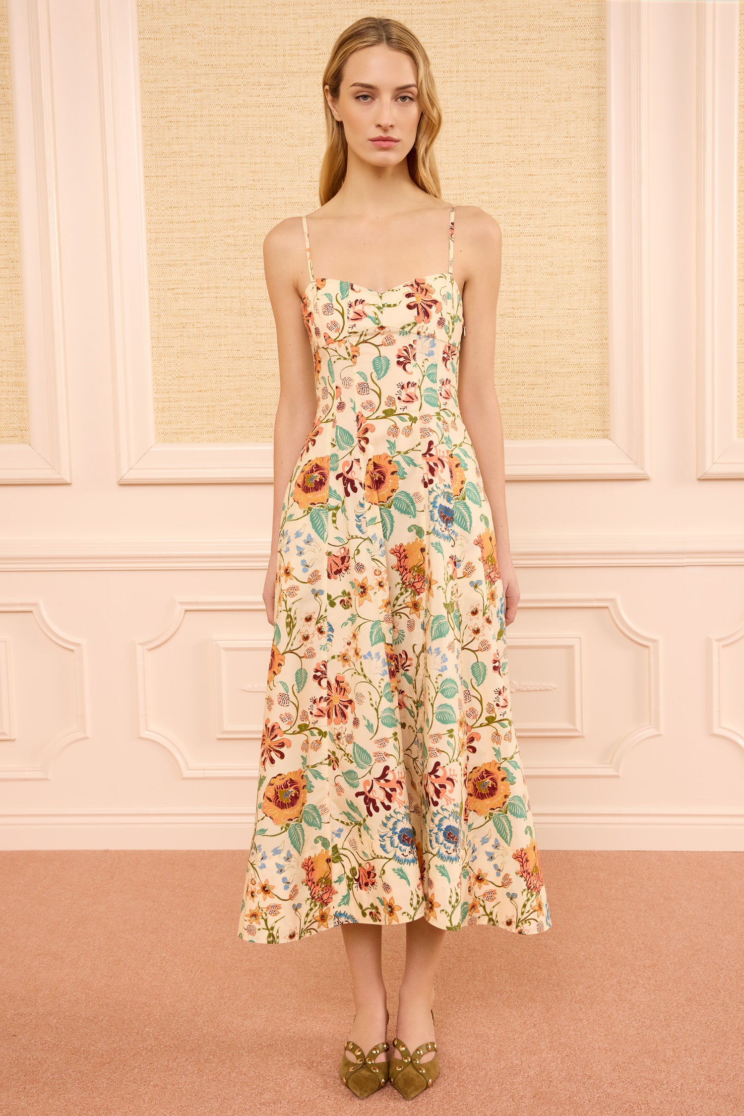 Fiora Cami Cotton Dress - Abalone