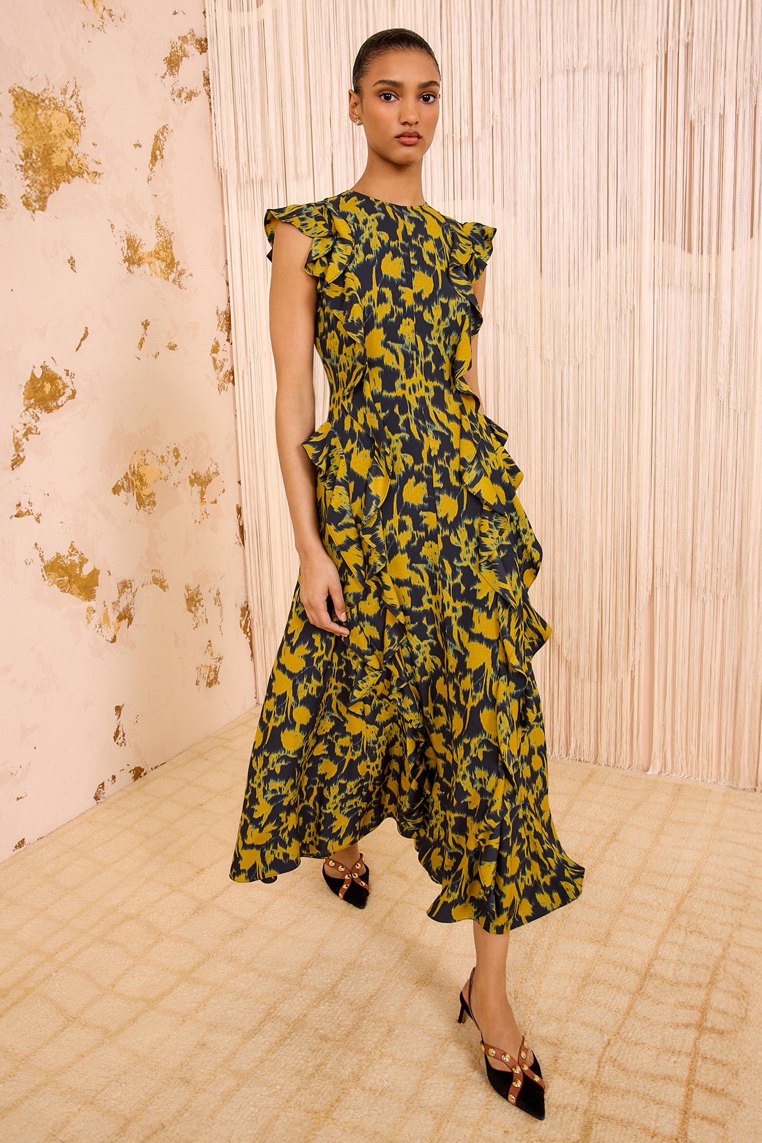 Flo Sleeveless Midi Dress - Verdite