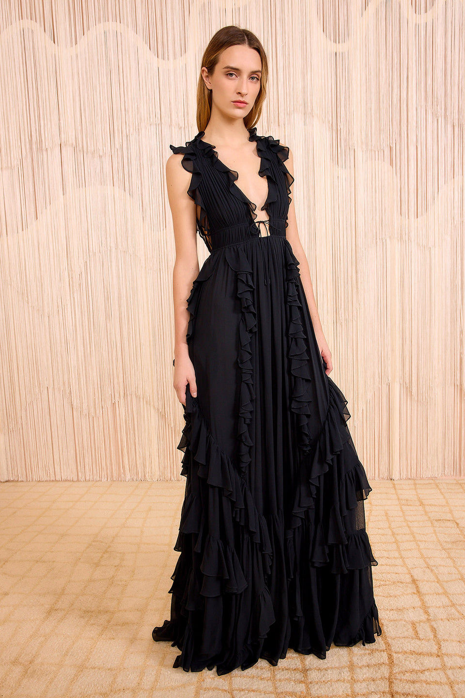 Florella Gown - Noir