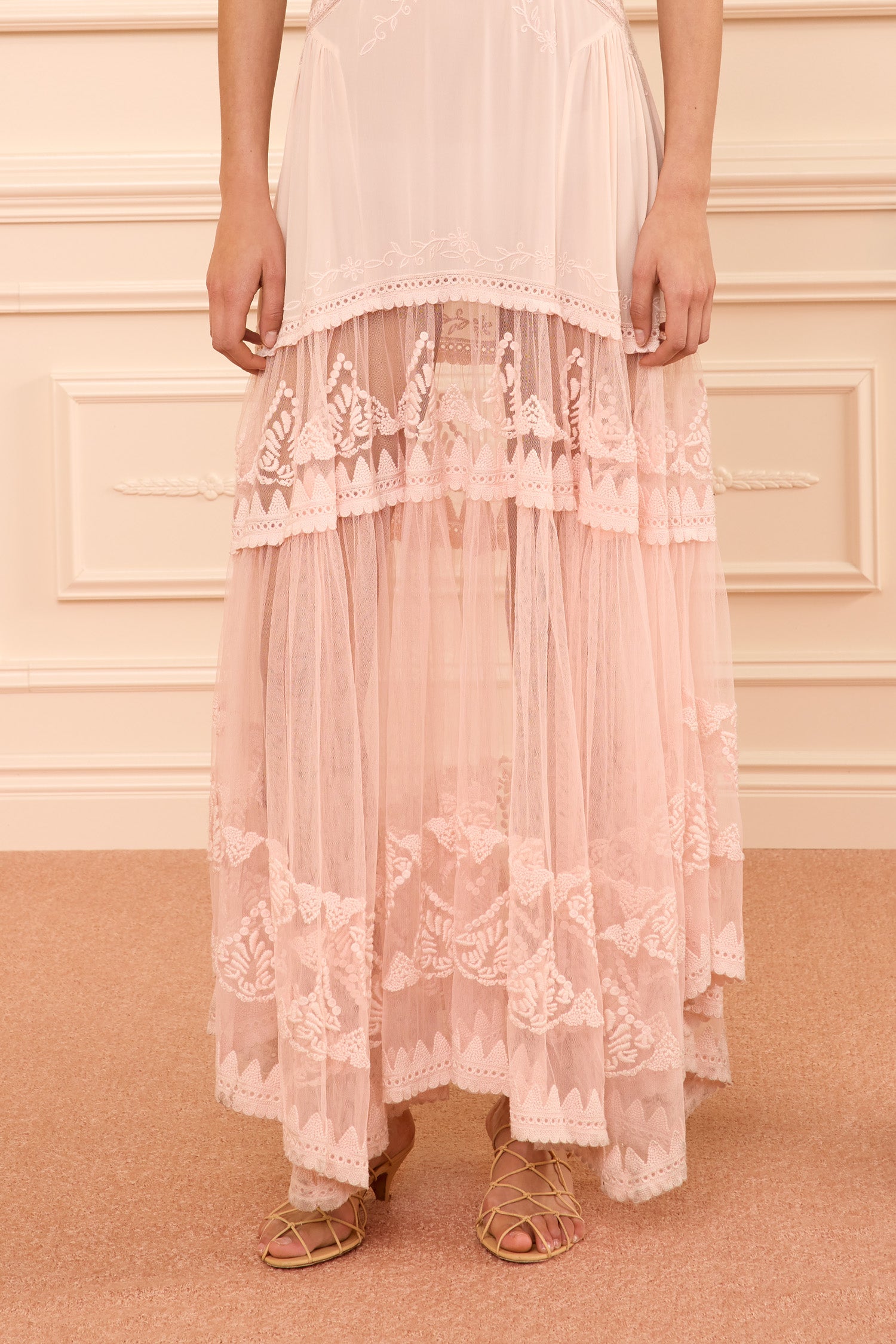Florence Silk Dress - Blush