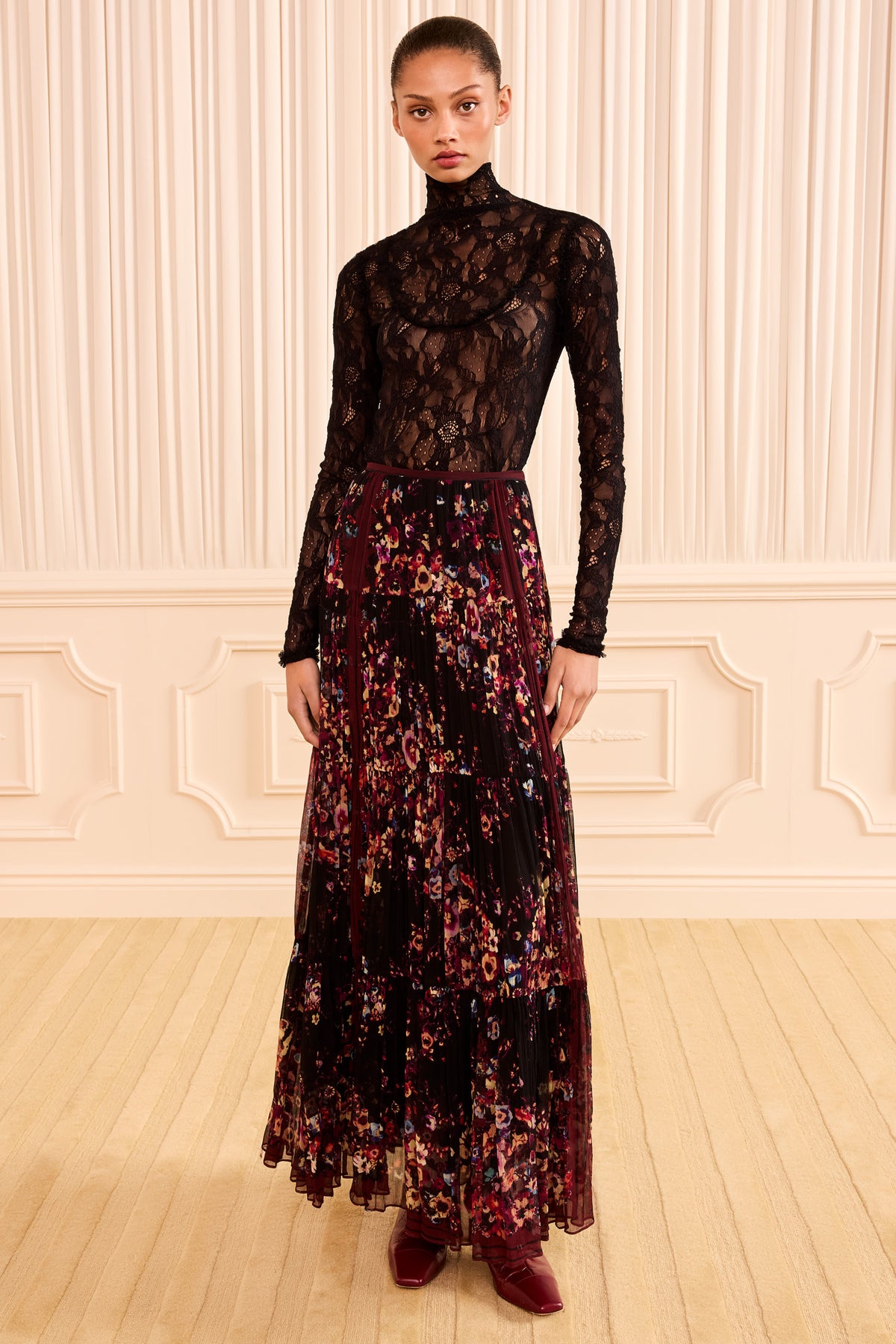 ⁣⁢Gaelle Jupe maxi - Amaranthus⁤⁣