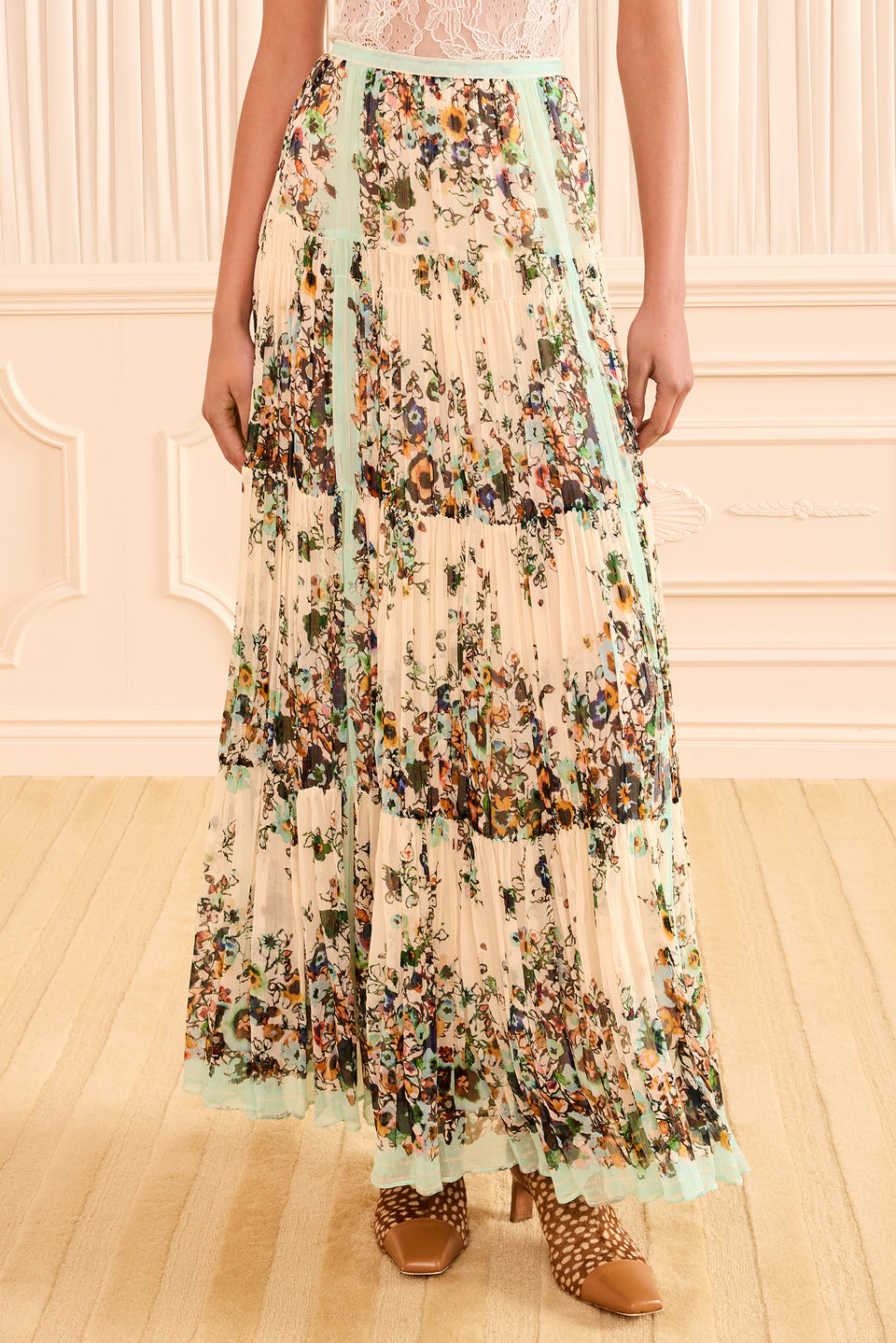 Gaelle Maxi Skirt - Jasmine