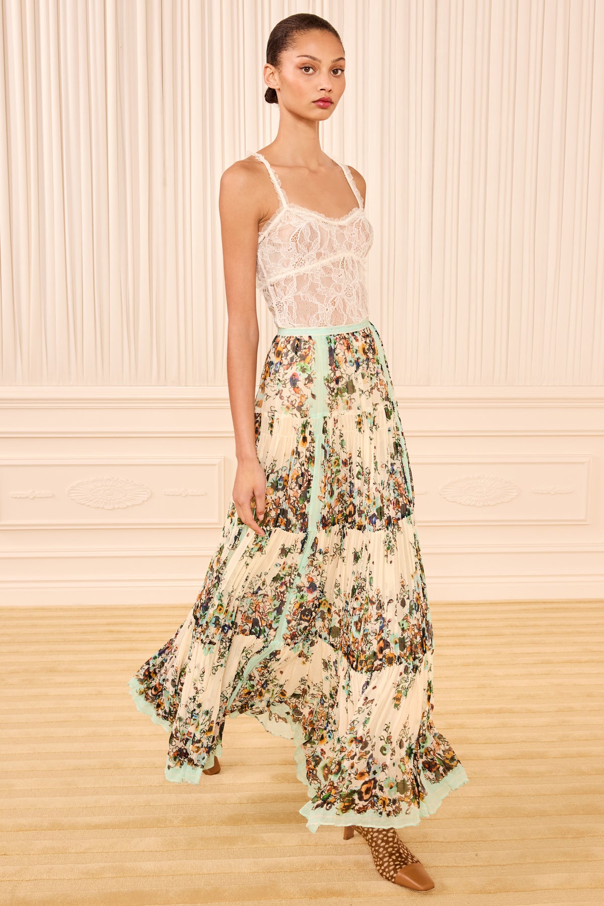 Gaelle Maxi Skirt - Jasmine