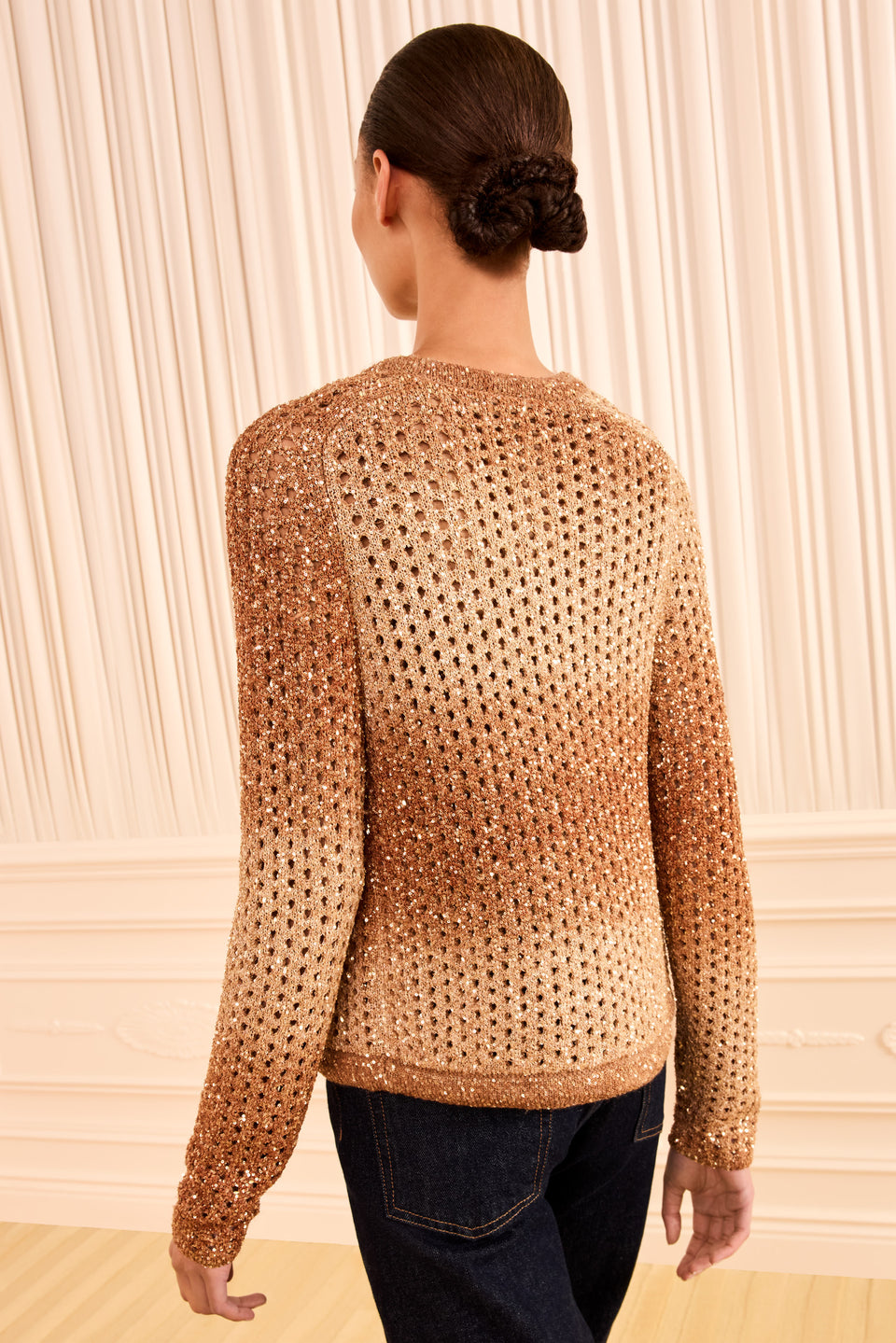 ⁣⁢Gemma Cardigan en maille - Patine⁤⁣