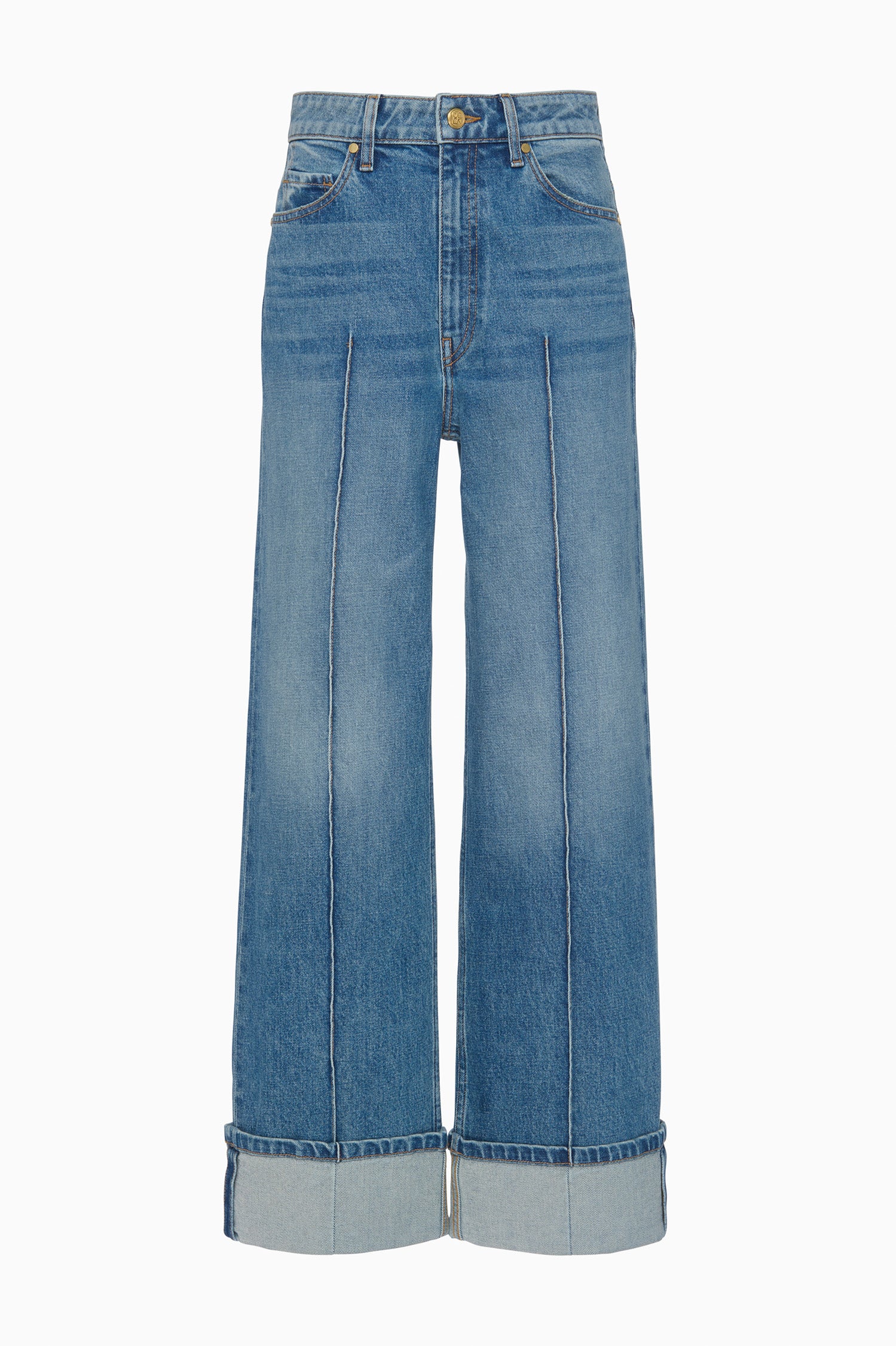 The Genevieve Stretch Pintuck Jean - Danube - Ulla Johnson