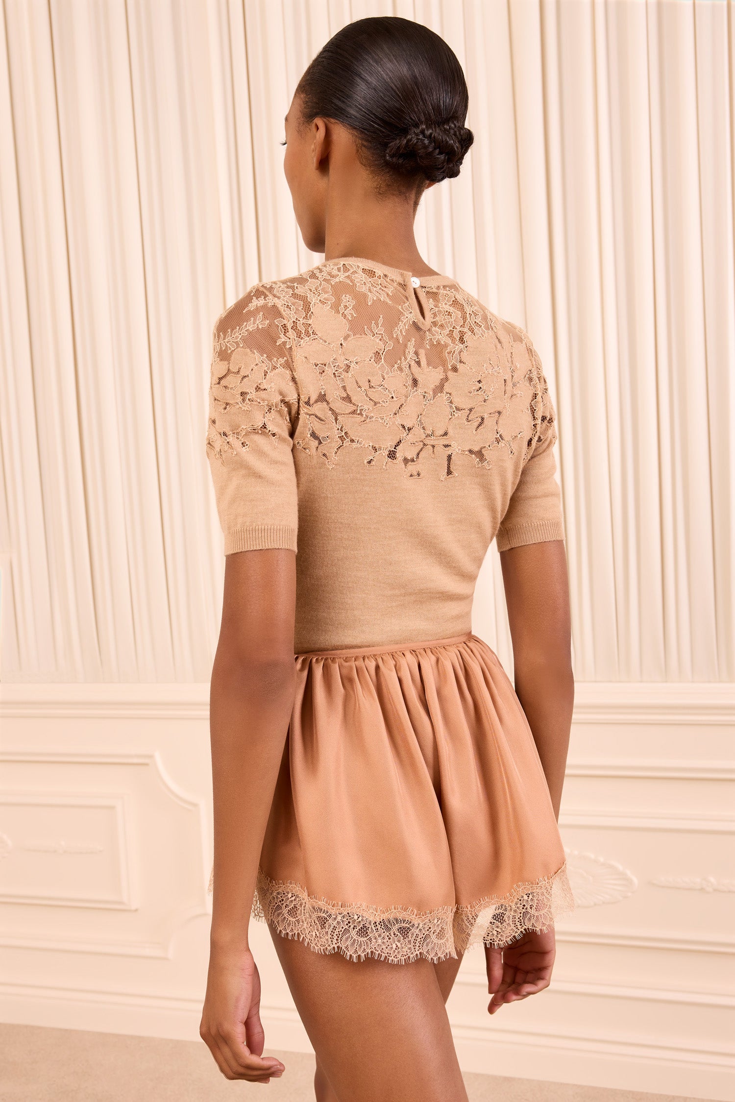 Ulla Johnson Georgina Silk Short - Macaroon