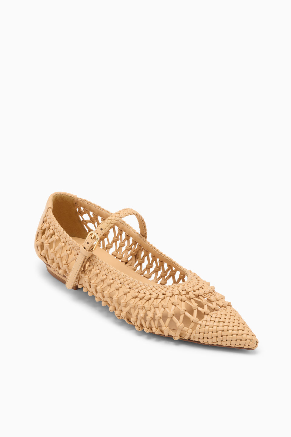 Gracie Hand Knotted Ballet Flat - Miele