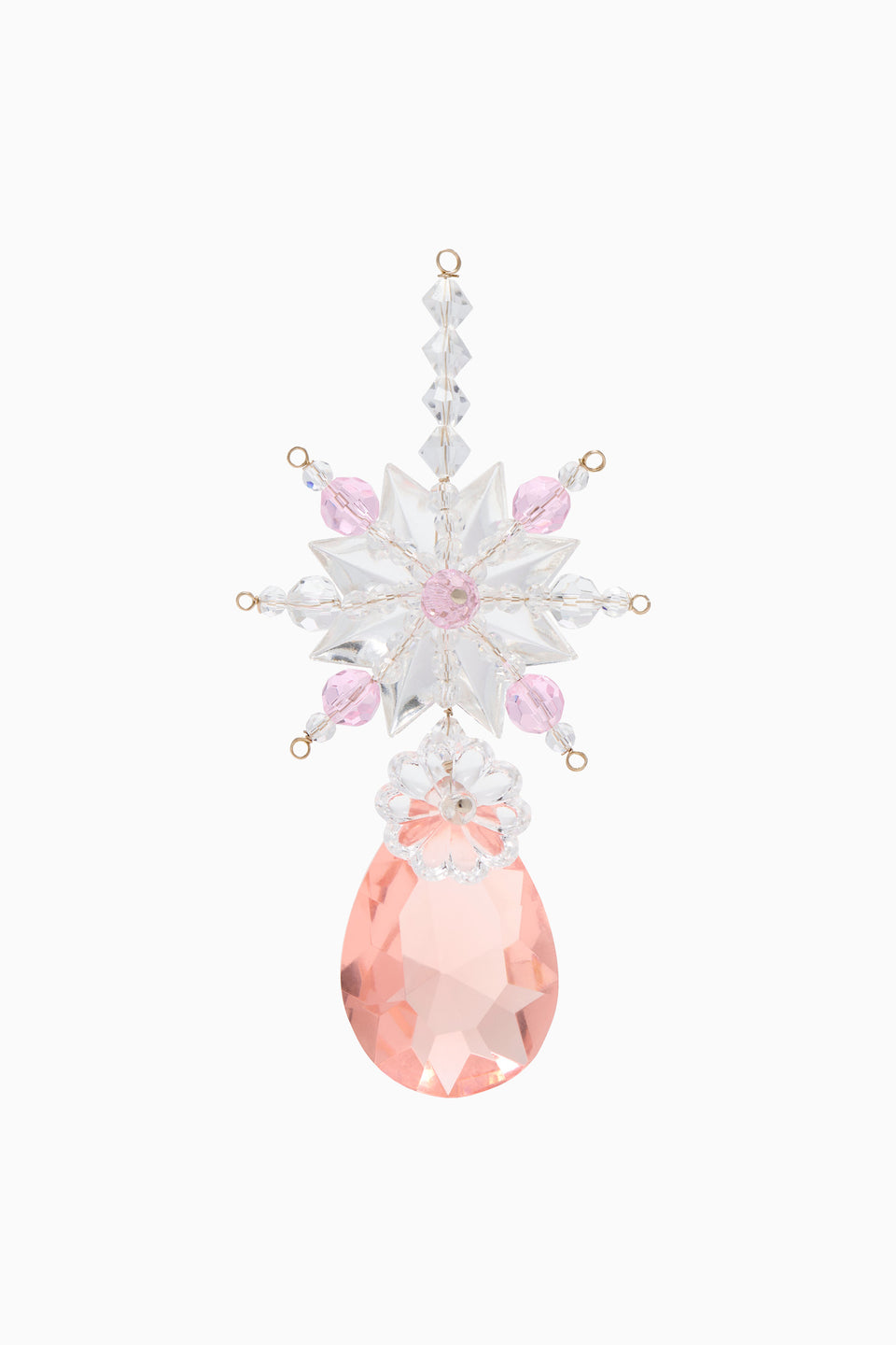 Lobmeyr Crystal Ornament - Pink Crystal