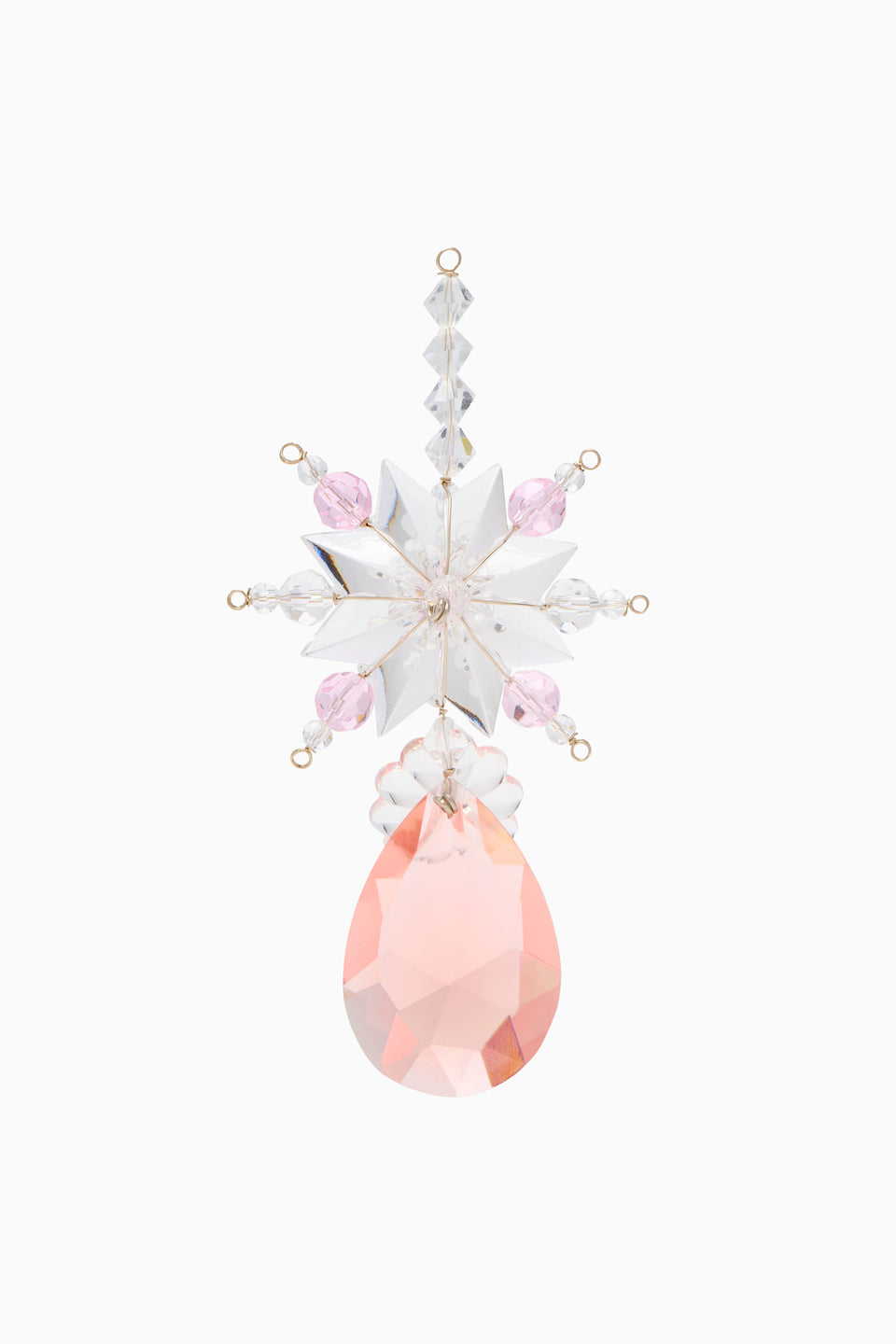 Lobmeyr Crystal Ornament - Pink Crystal