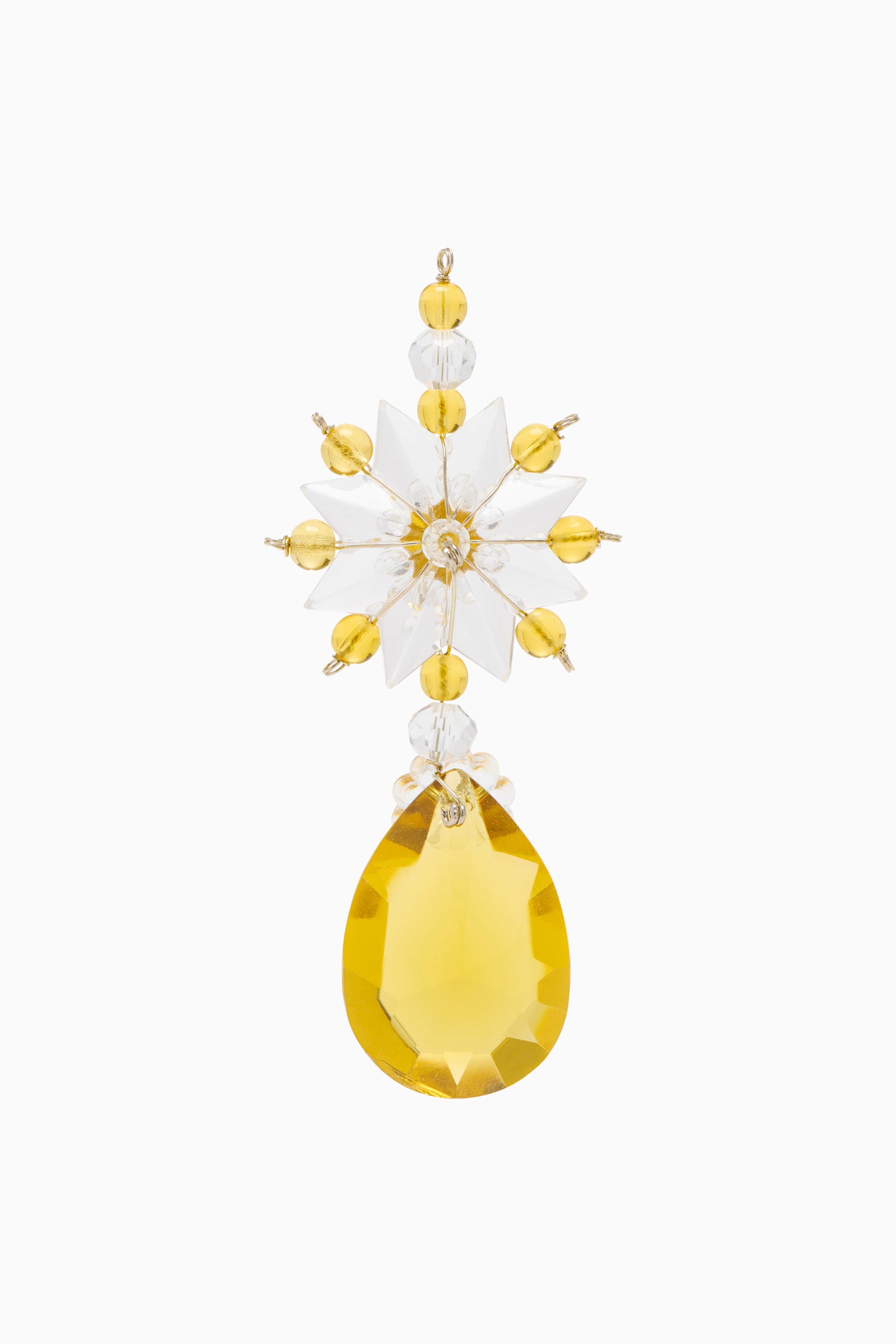 Ulla Johnson Lobmeyr Crystal Ornament - Yellow Crystal
