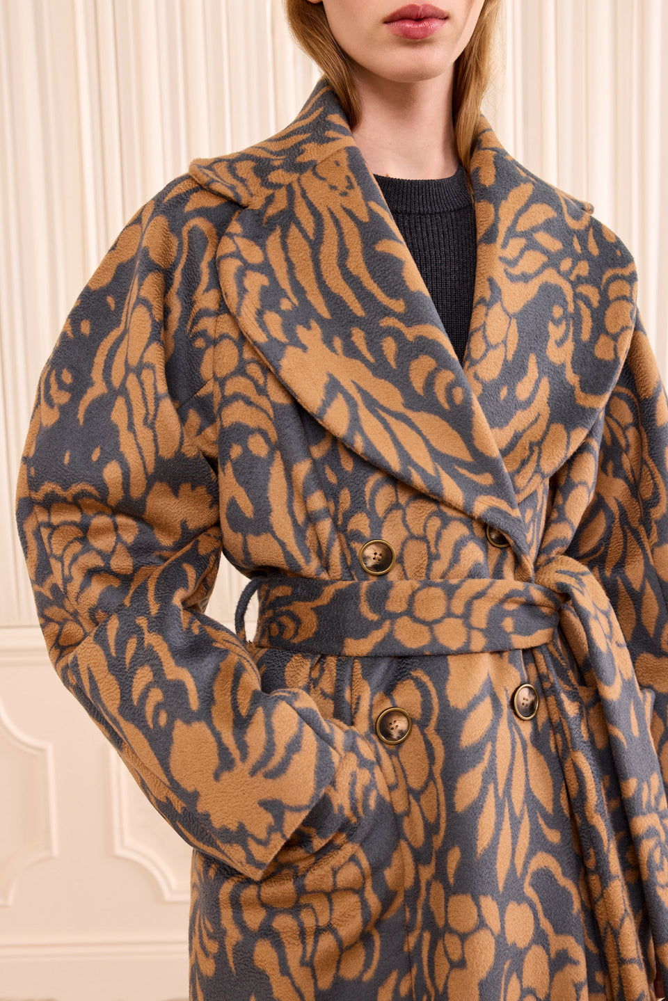 Harper Wool Coat - Pewter