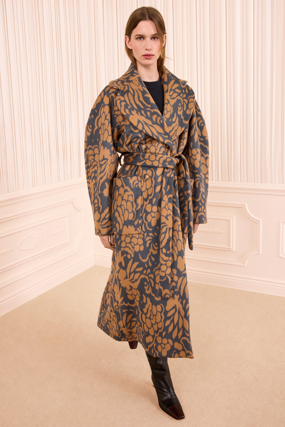 Harper Wool Coat - Pewter