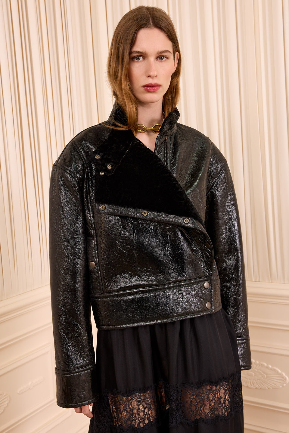 Honora Leather Jacket - Noir