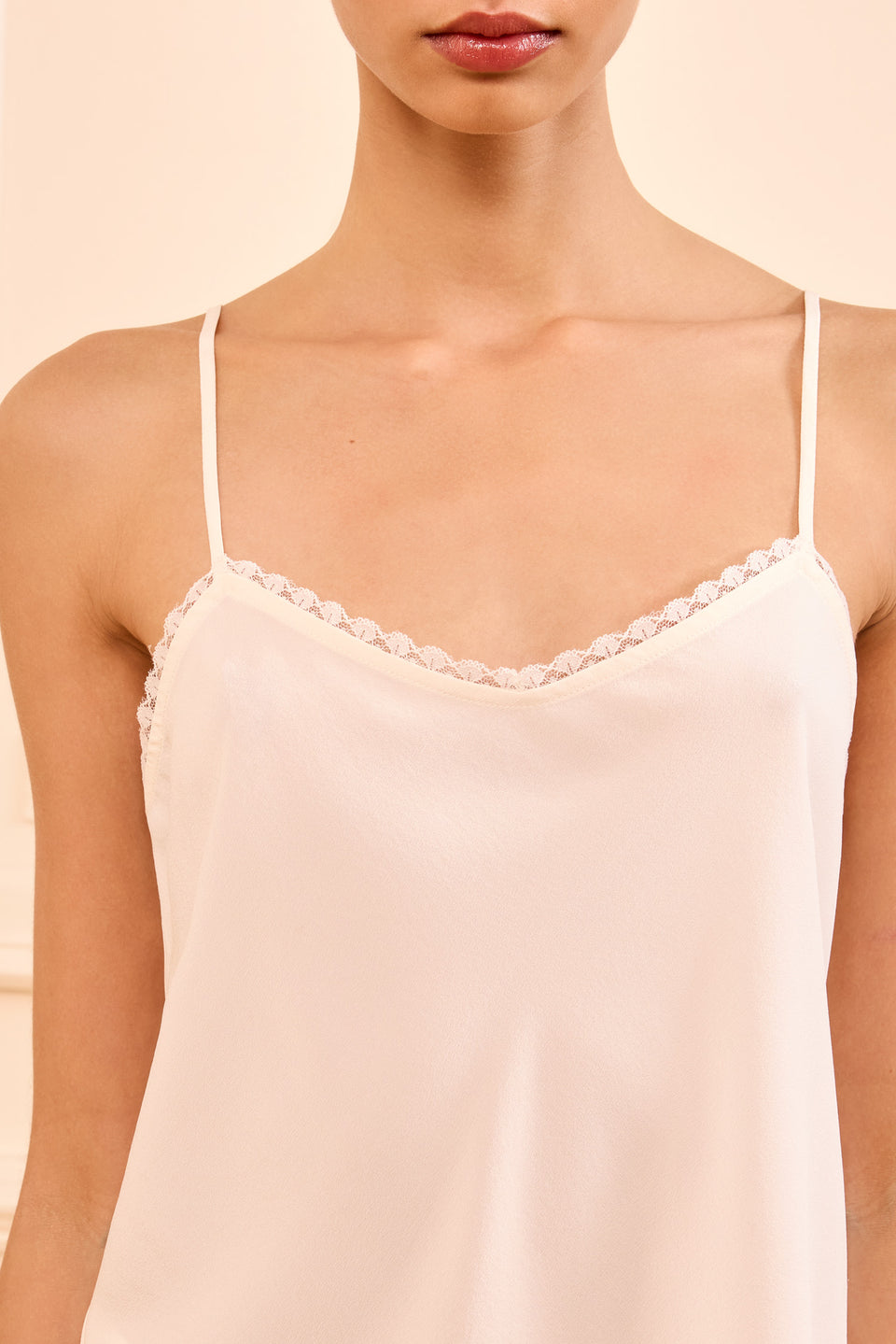 Idra Silk Camisole - Pearl