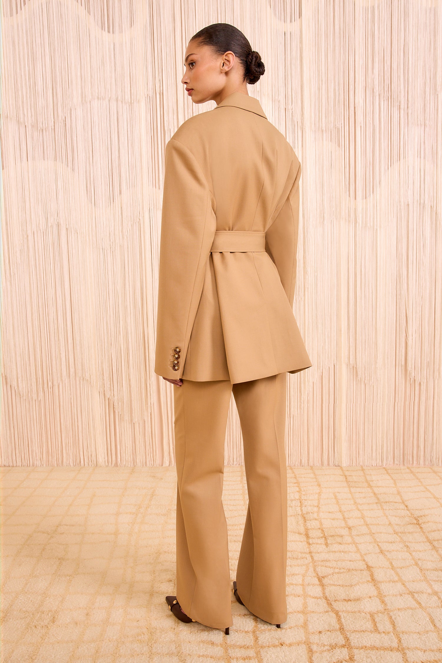 Illana Oversized Jacket - Tobacco