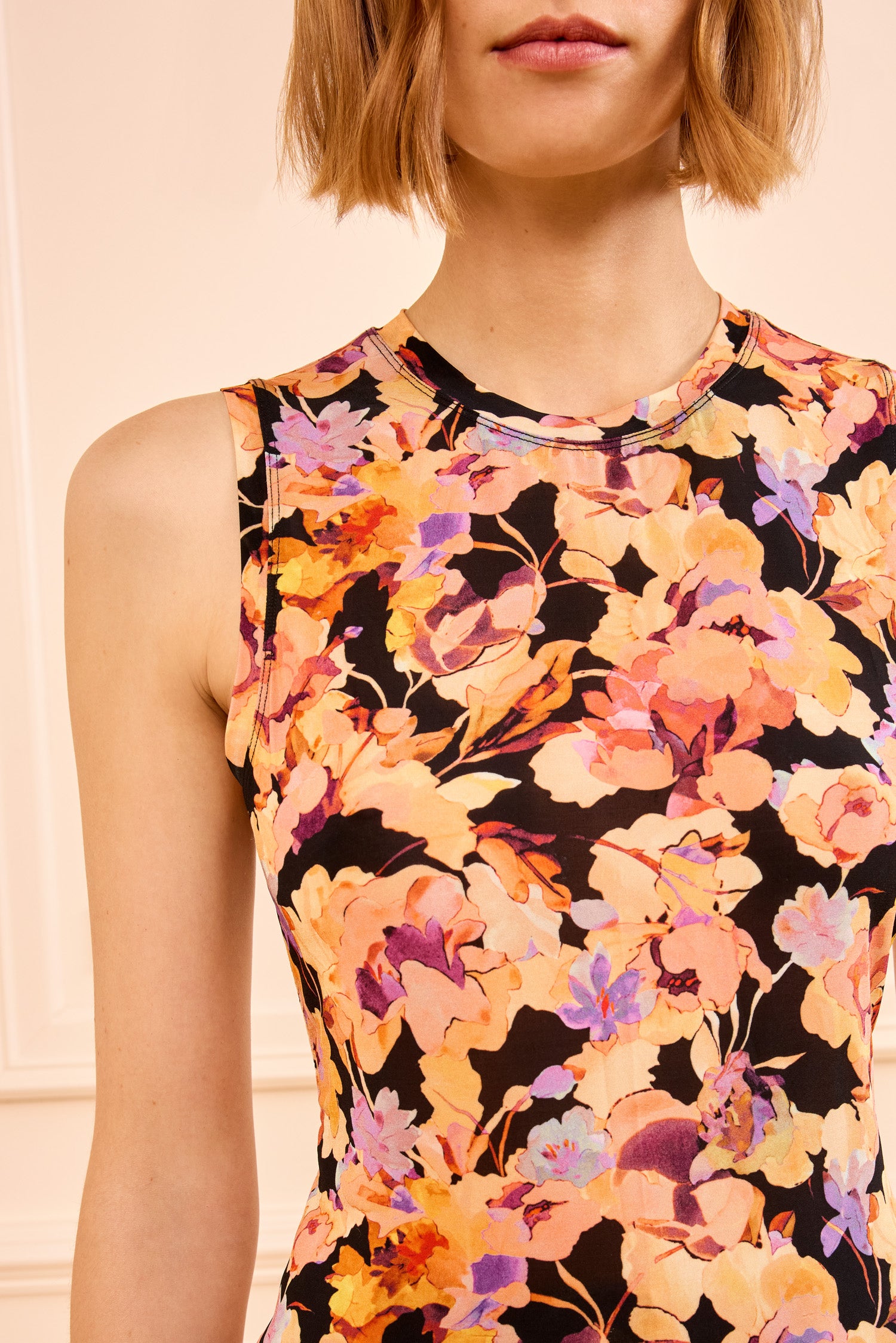 Ulla Johnson Ines Jersey Top - Night Bloom