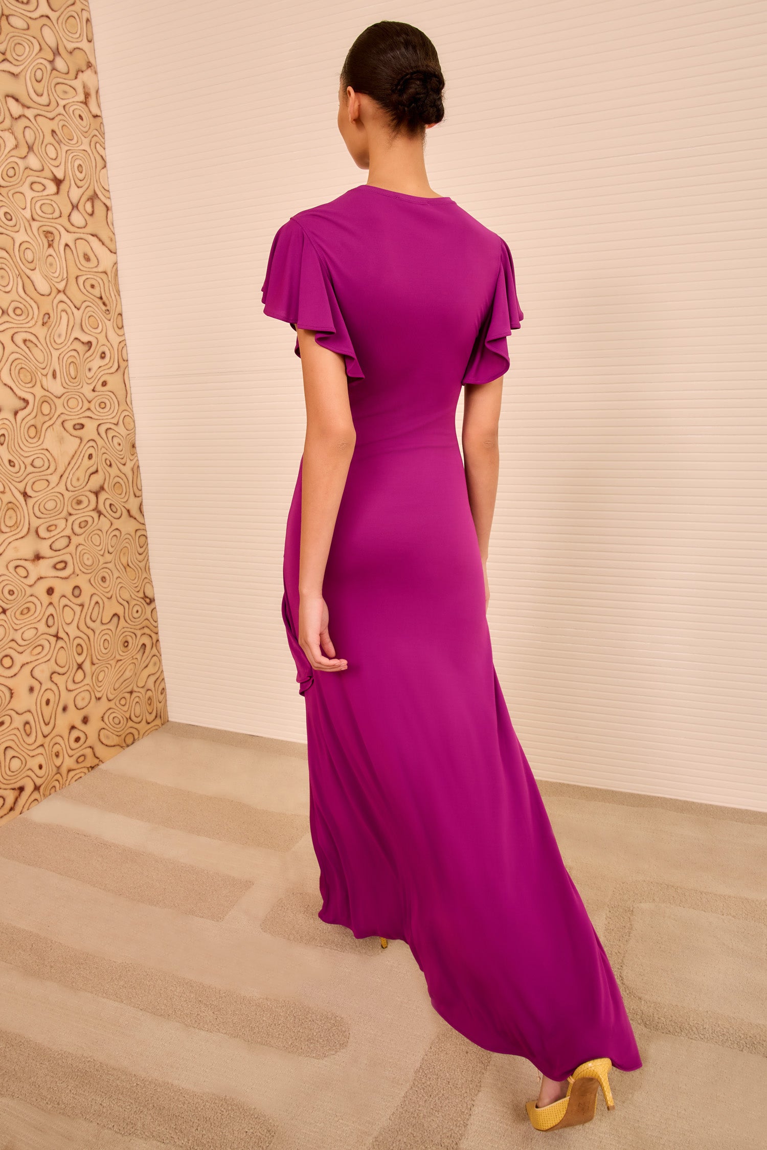 Iris SL Dress - Mulberry