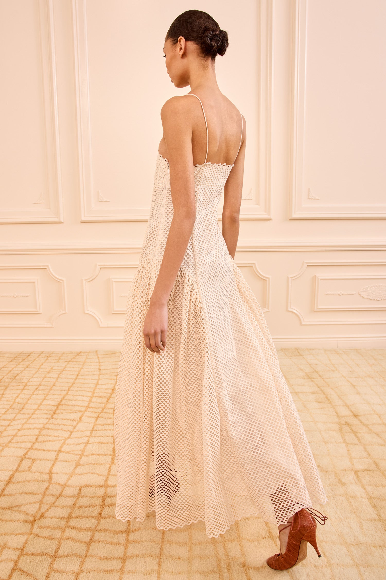 Ulla Johnson Isotta Eyelet Cotton Dress - Cowrie