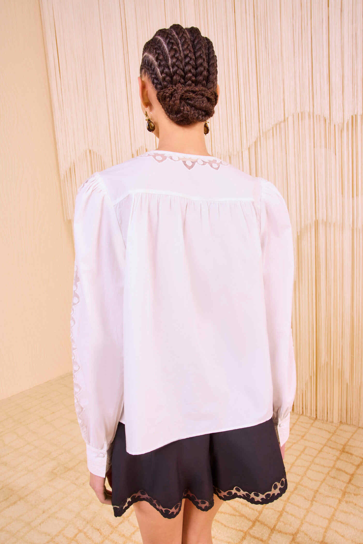 Kady Long Sleeve Blouse - Pristine