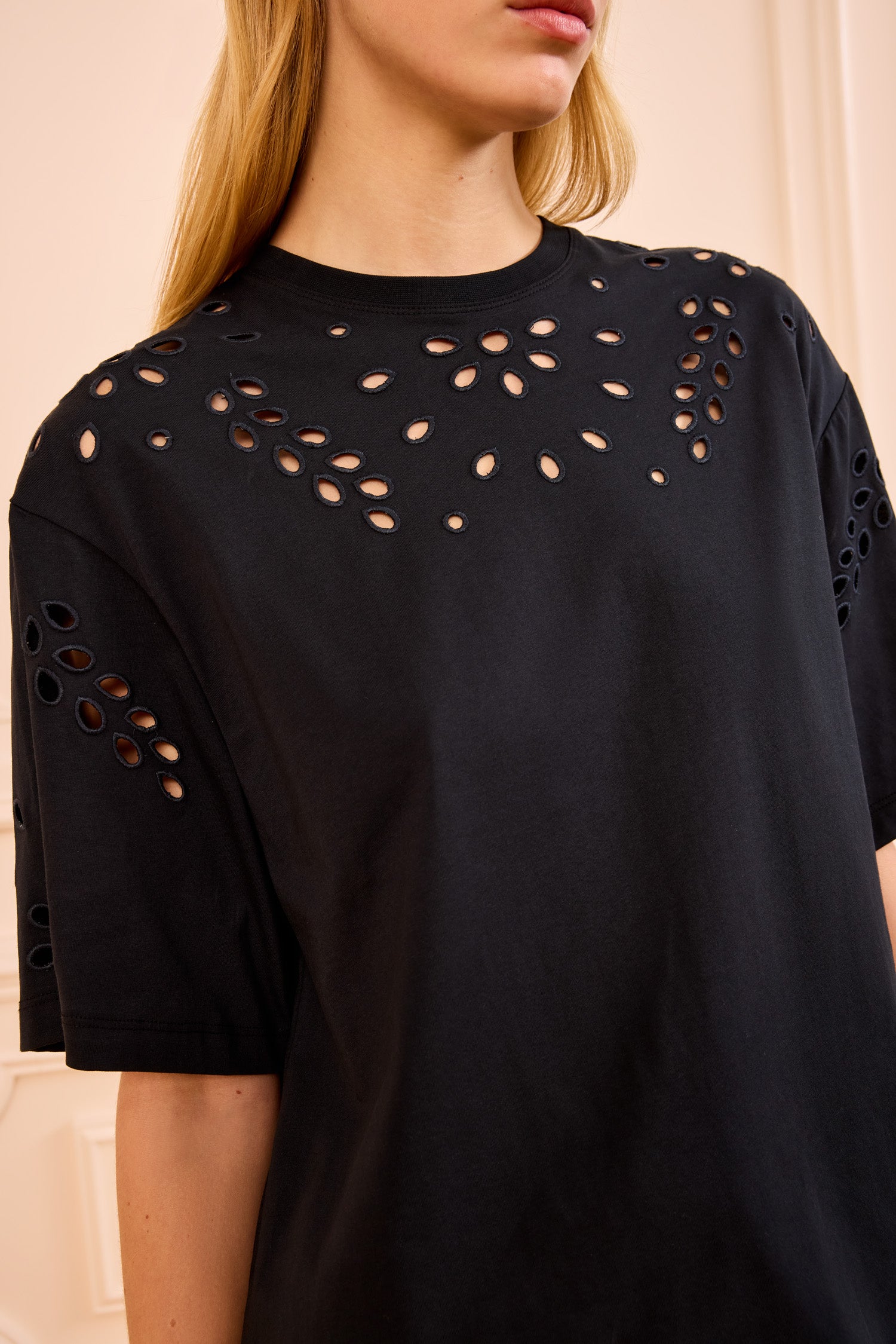 Ulla Johnson Kalesta Cotton Top - Noir
