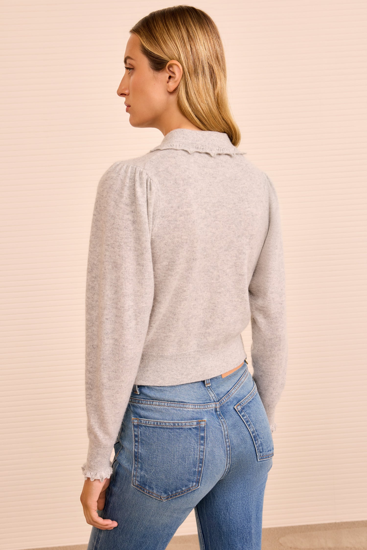 Ulla Johnson Kalila Collared Cardigan - Pebble